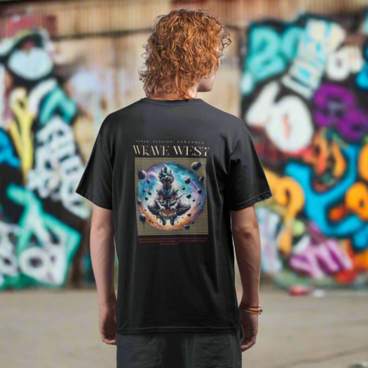 Soft Cotton Oversized Loose-Fit Tee (Super Saiyan) - Weave West