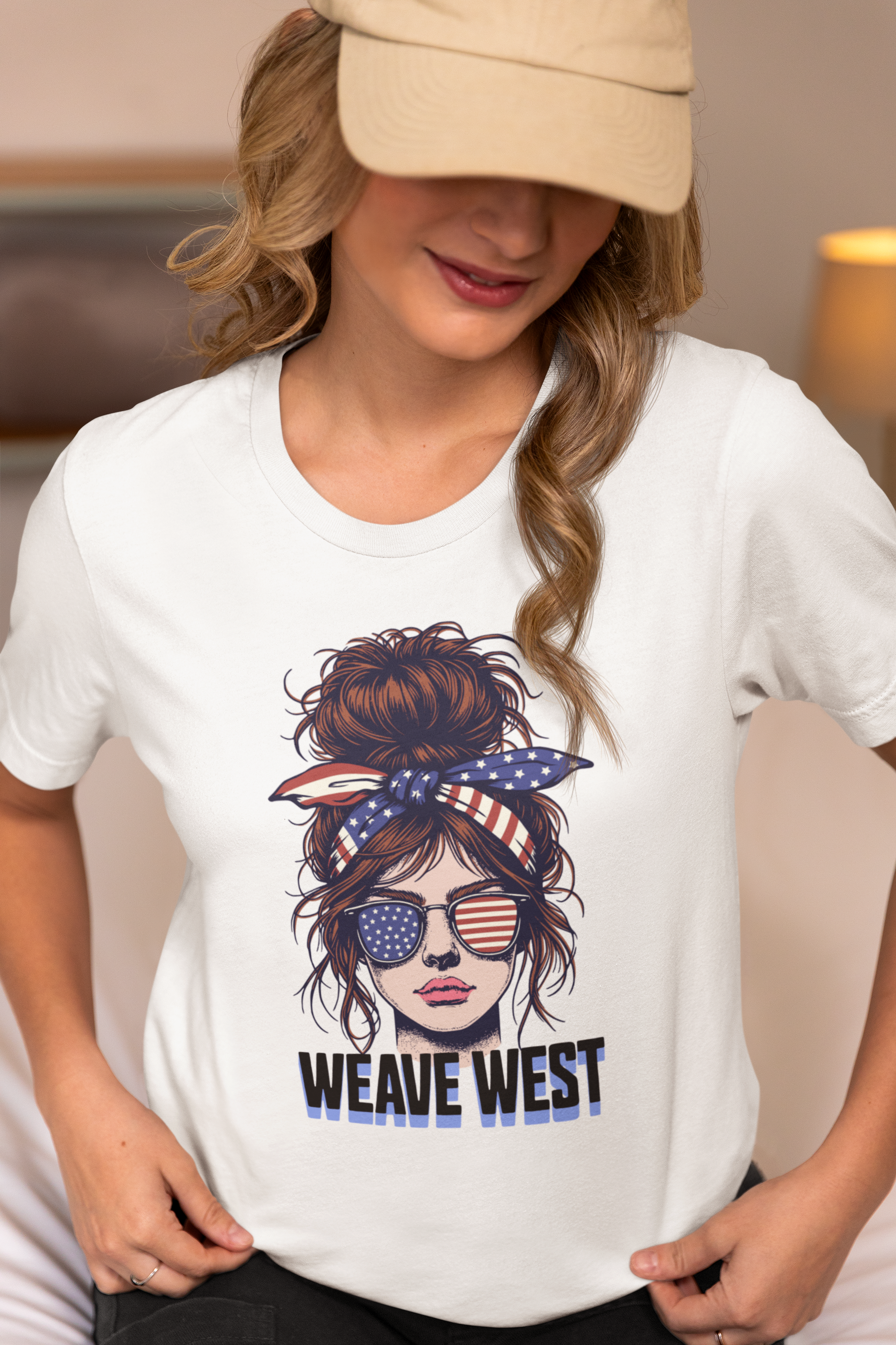 Soft Cotton Tee Downtown Girl - Weave West
