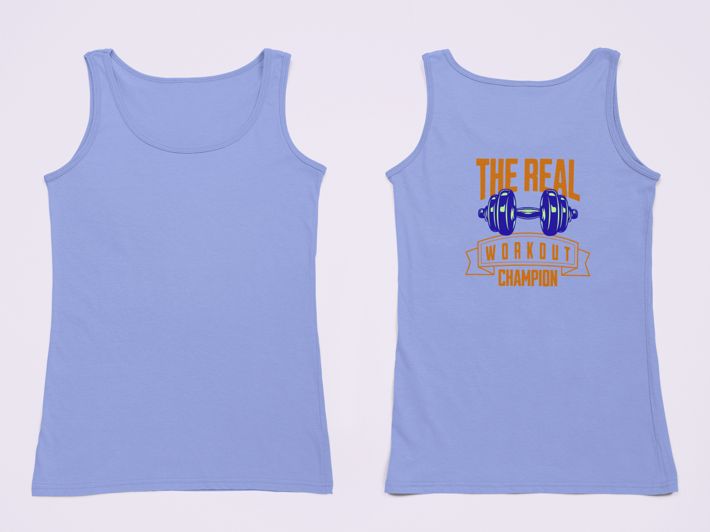 Body Fit Personalized Tank Top (The Real Workout Champion) - Weave West