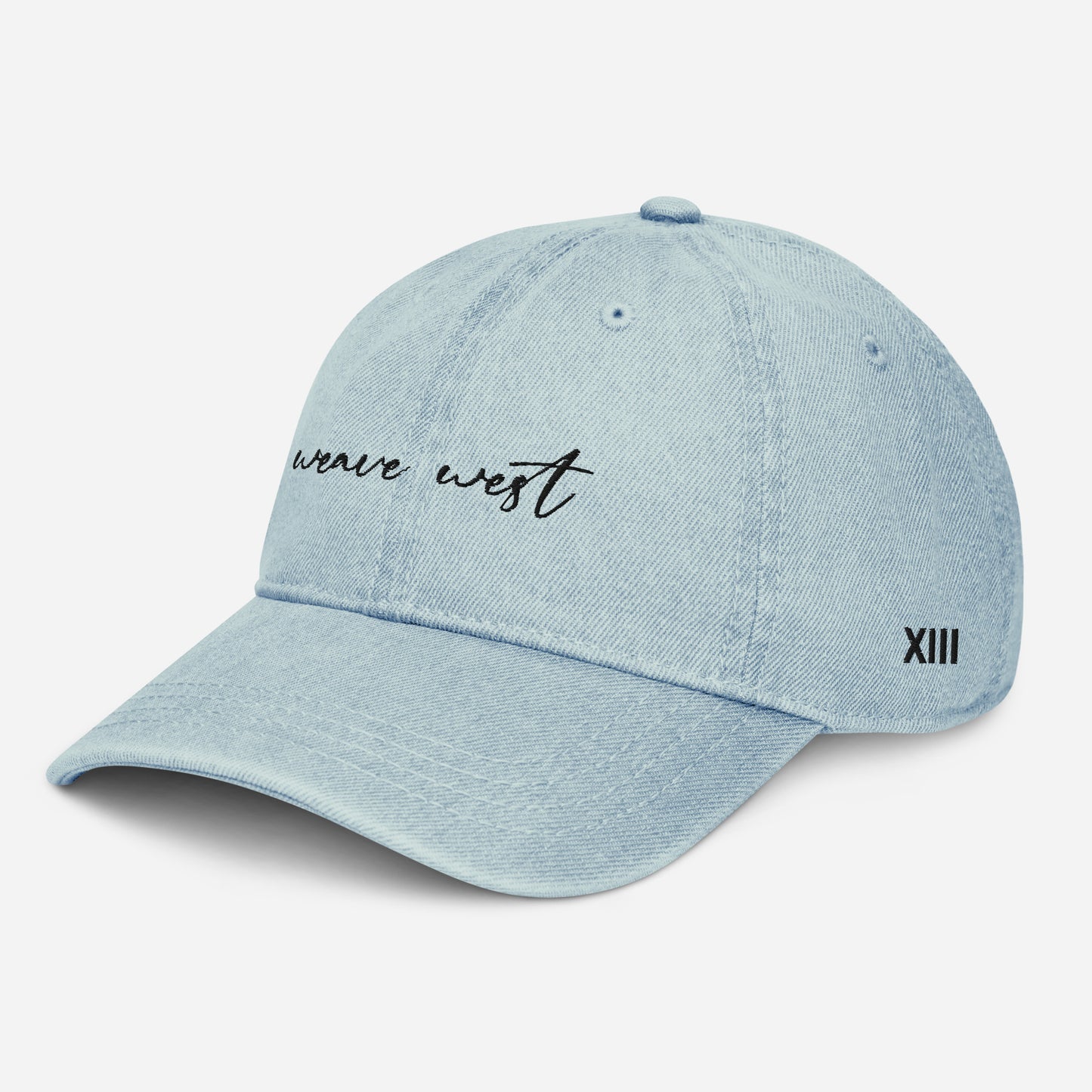Denim Baseball Cap 3 - Weave West