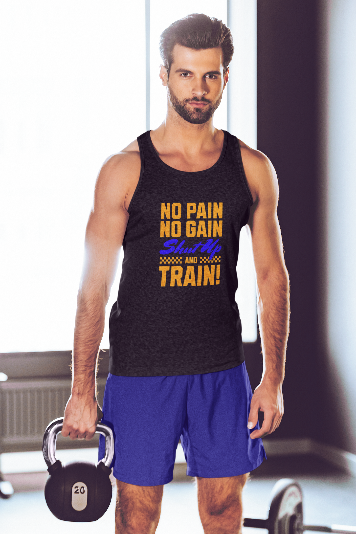 Polyester Wrinkle Free Sleeveless Tank Shut Up - Weave West