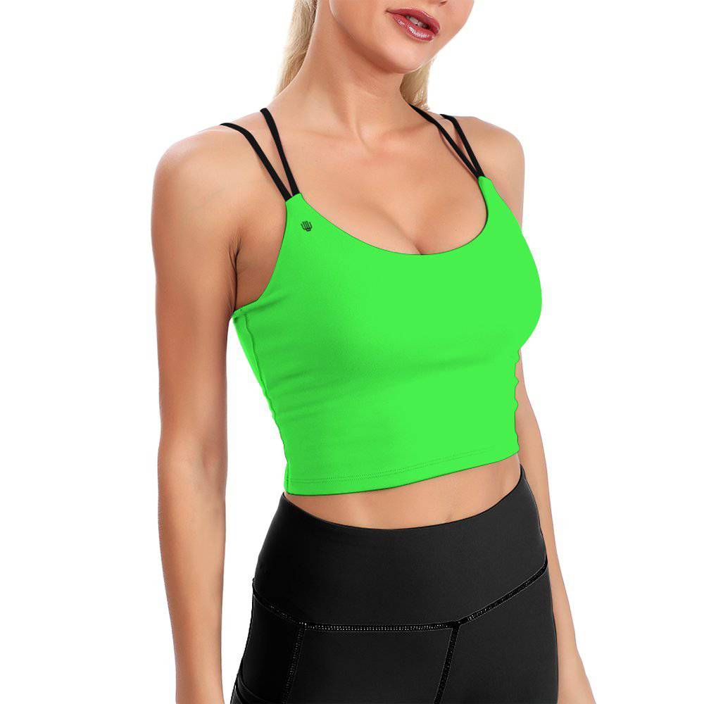 Zen Noir Thin Strap Tank Spring Flash | Women Active Tank Top - Weave West
