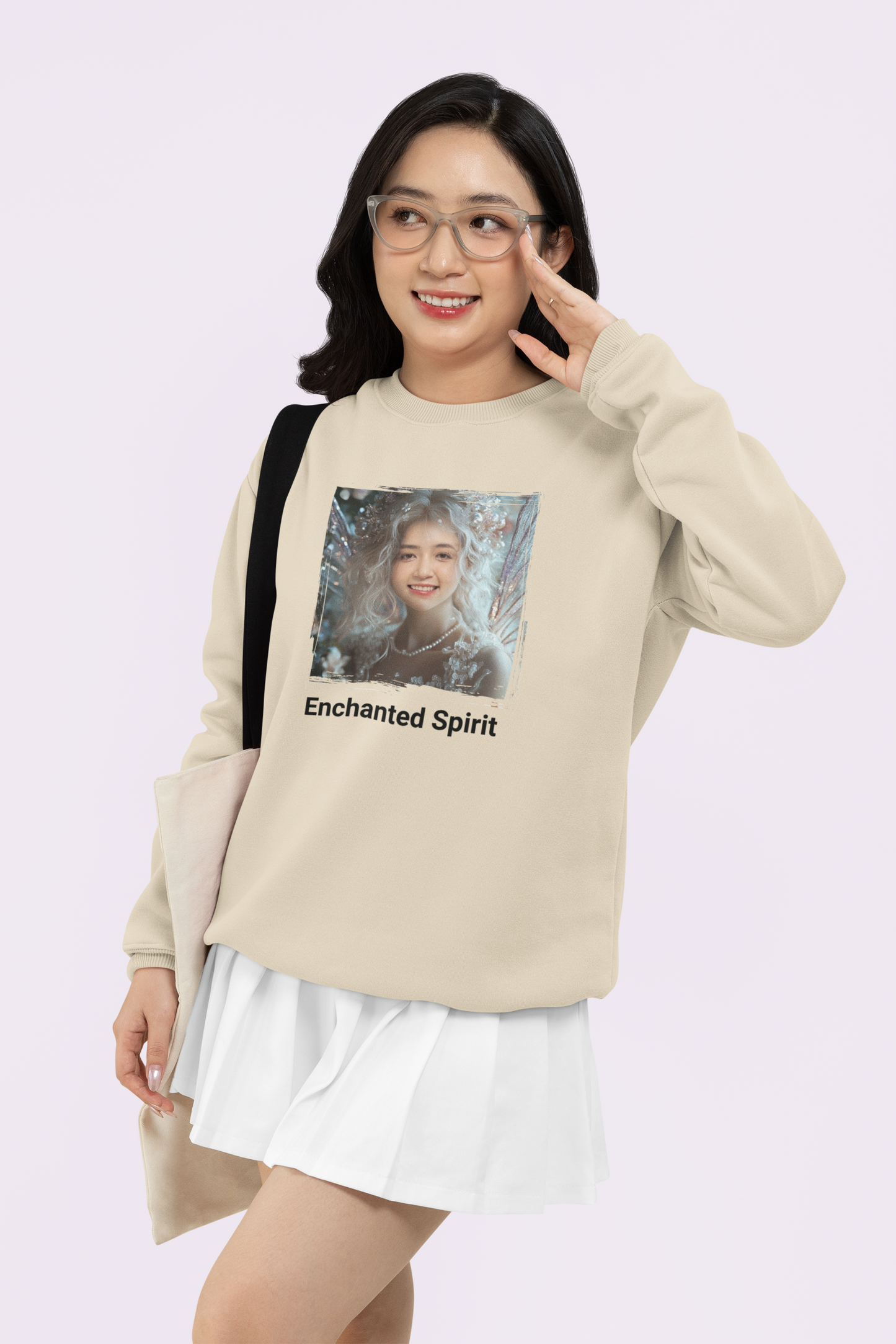 Women Custom Sweater (Pearl Fairy) - Weave West