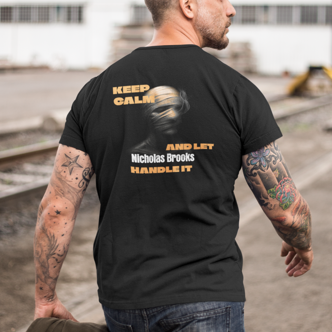 Personalized Premium Classic Fit Cotton Tee (Keep Calm) - Weave West