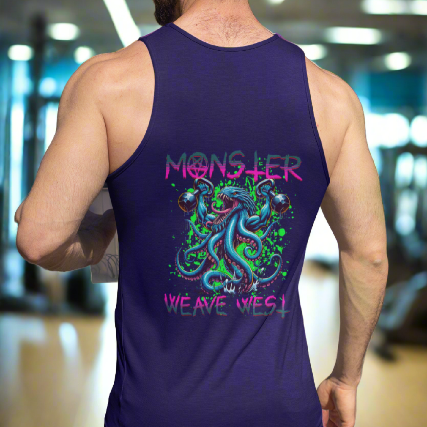 Polyester Body Fit Tank (Monster) - Weave West