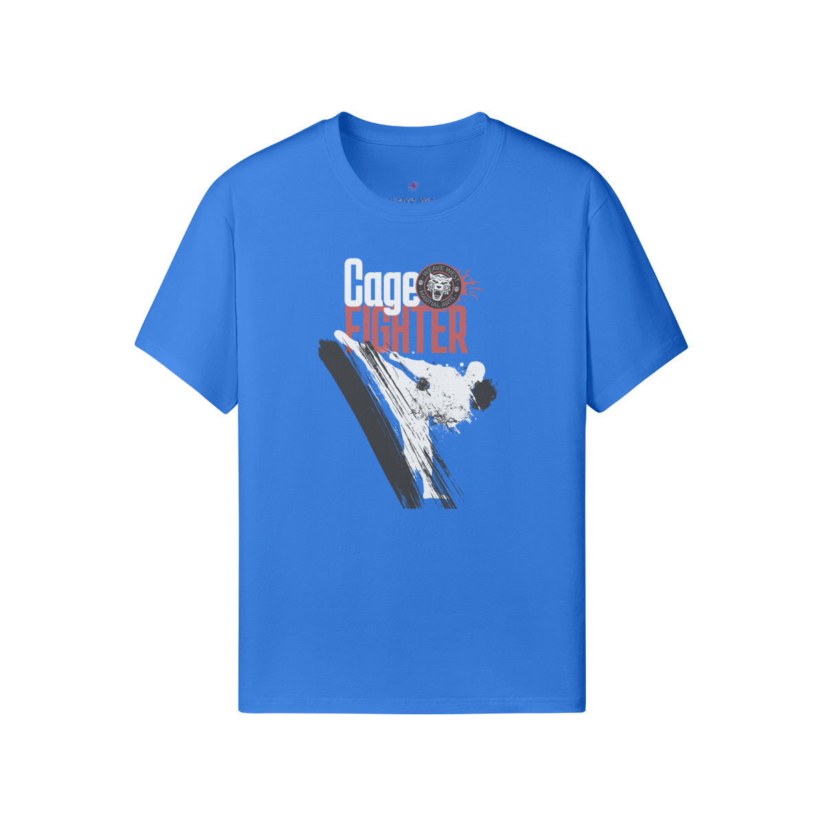 Premium Classic Fit Cotton Tee Cage Fighter - Weave West
