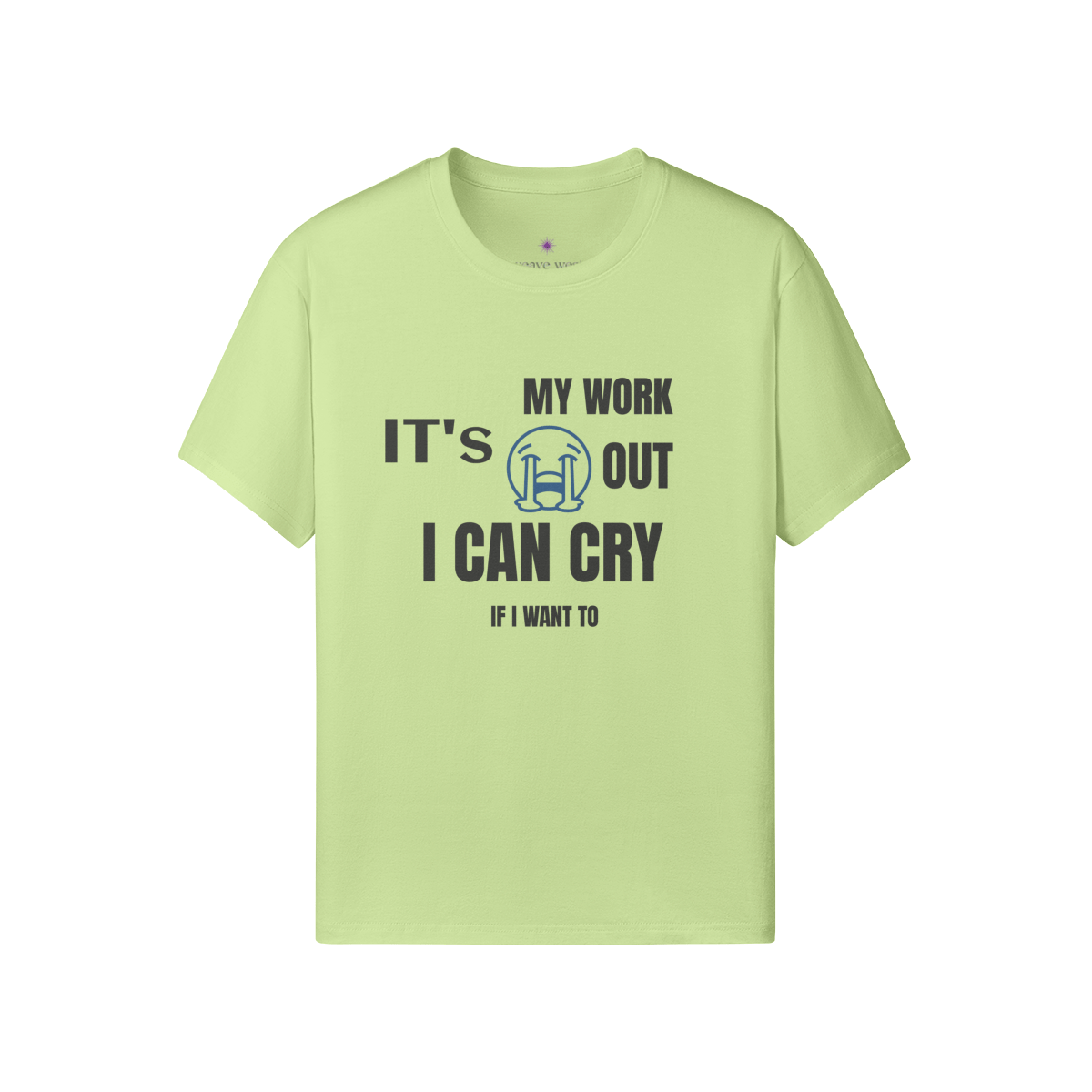 Premium Classic Fit Cotton Tee Cry - Weave West