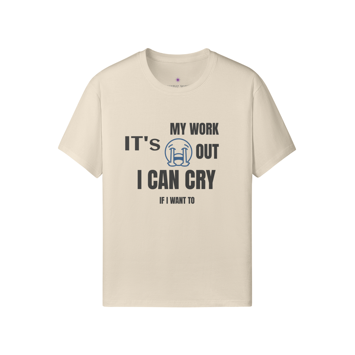 Premium Classic Fit Cotton Tee Cry - Weave West