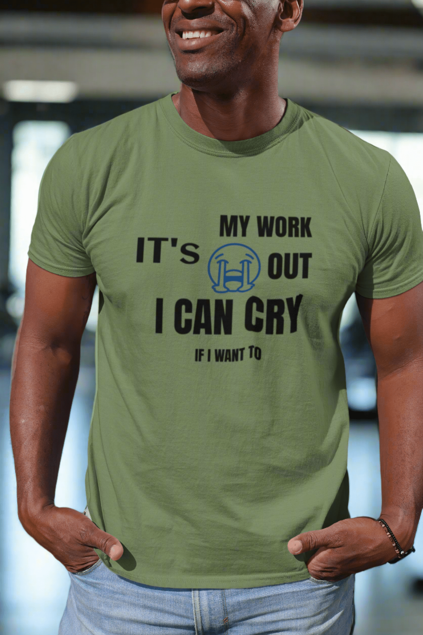 Premium Classic Fit Cotton Tee Cry - Weave West