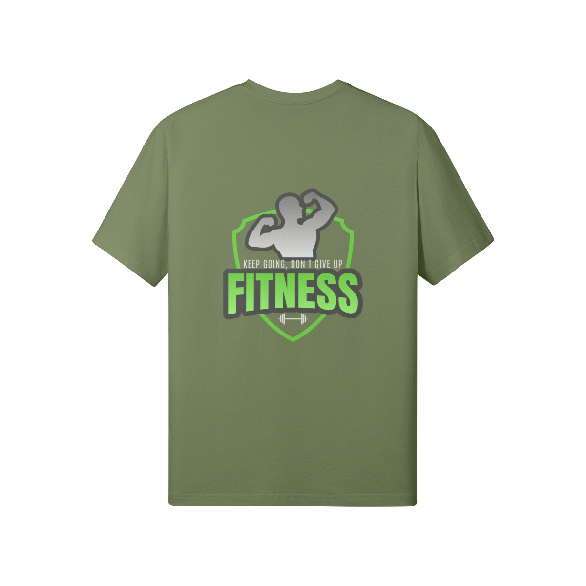 Premium Classic Fit Cotton Tee Keep Going Dont Give Up - Weave West