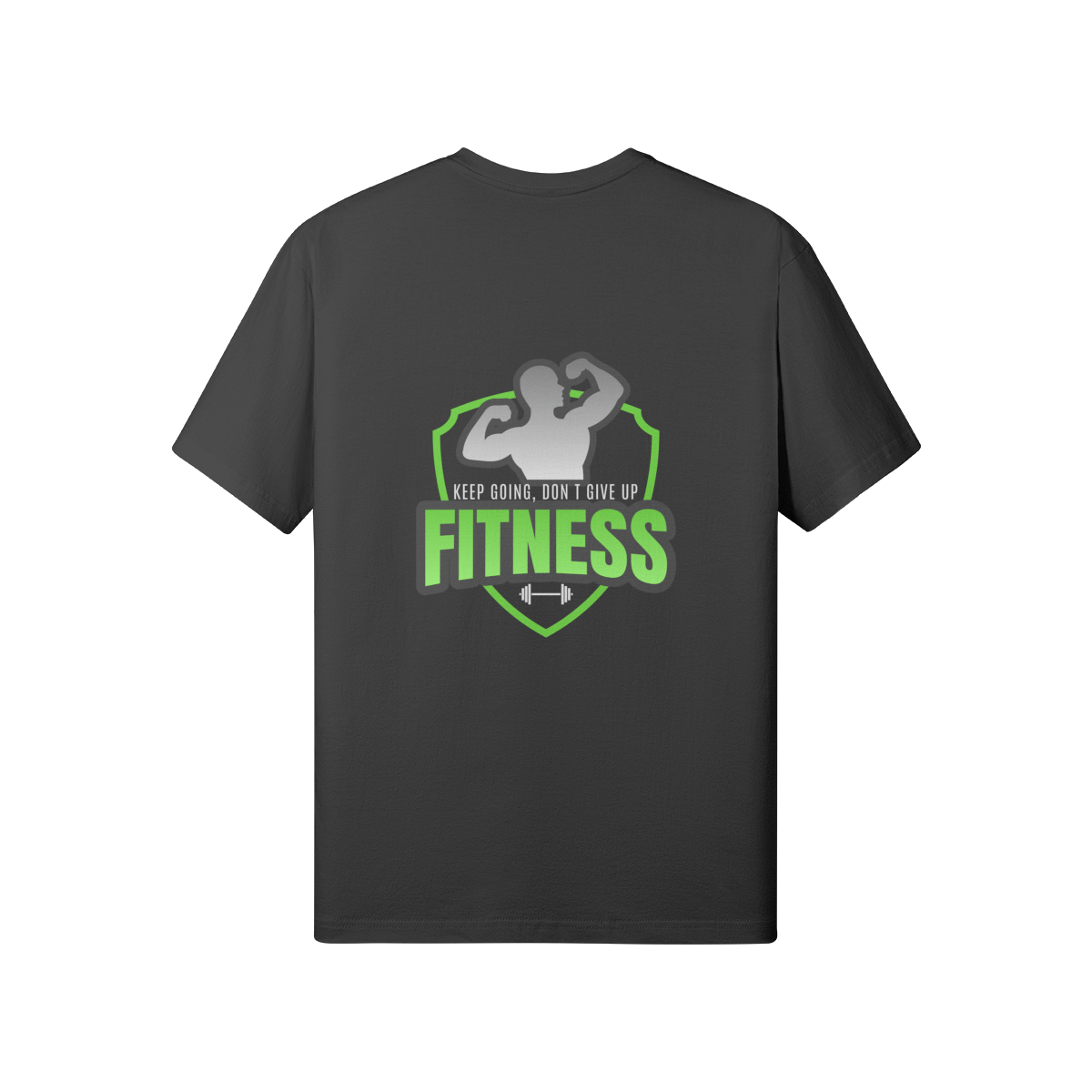 Premium Classic Fit Cotton Tee Keep Going Dont Give Up - Weave West