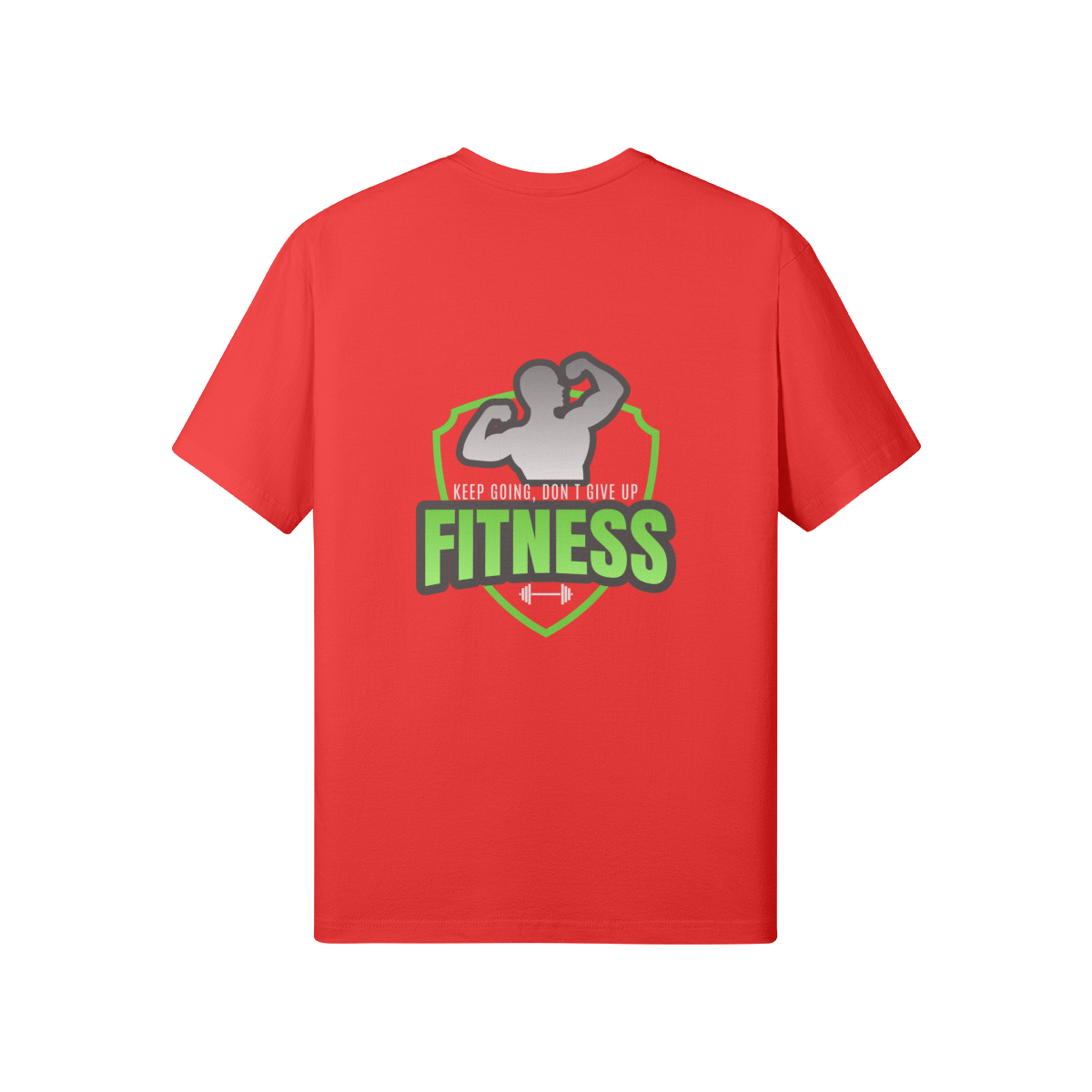 Premium Classic Fit Cotton Tee Keep Going Dont Give Up - Weave West