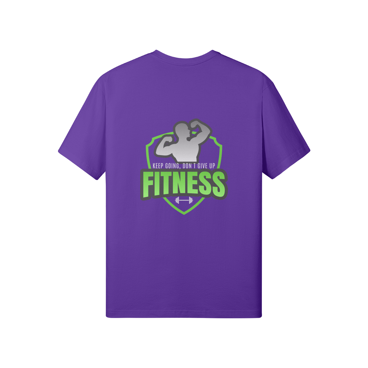 Premium Classic Fit Cotton Tee Keep Going Dont Give Up - Weave West
