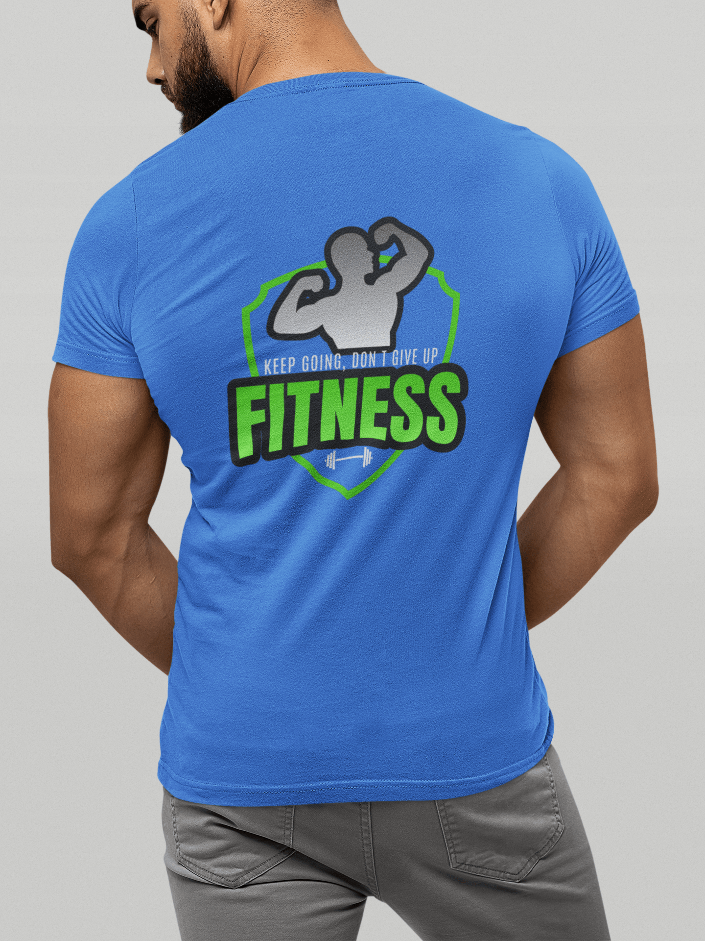 Premium Classic Fit Cotton Tee Keep Going Dont Give Up - Weave West