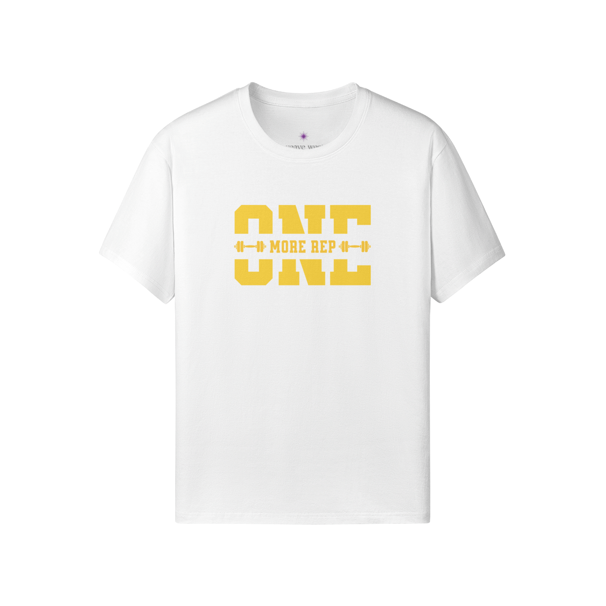 Premium Classic Fit Cotton Tee One More Rep - Weave West