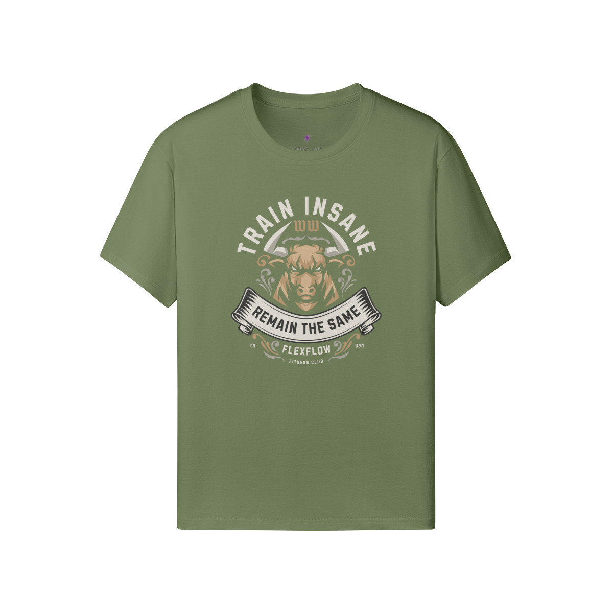 Premium Classic Fit Cotton Tee Train Insane - Weave West