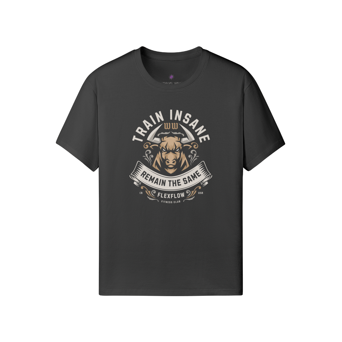 Premium Classic Fit Cotton Tee Train Insane - Weave West