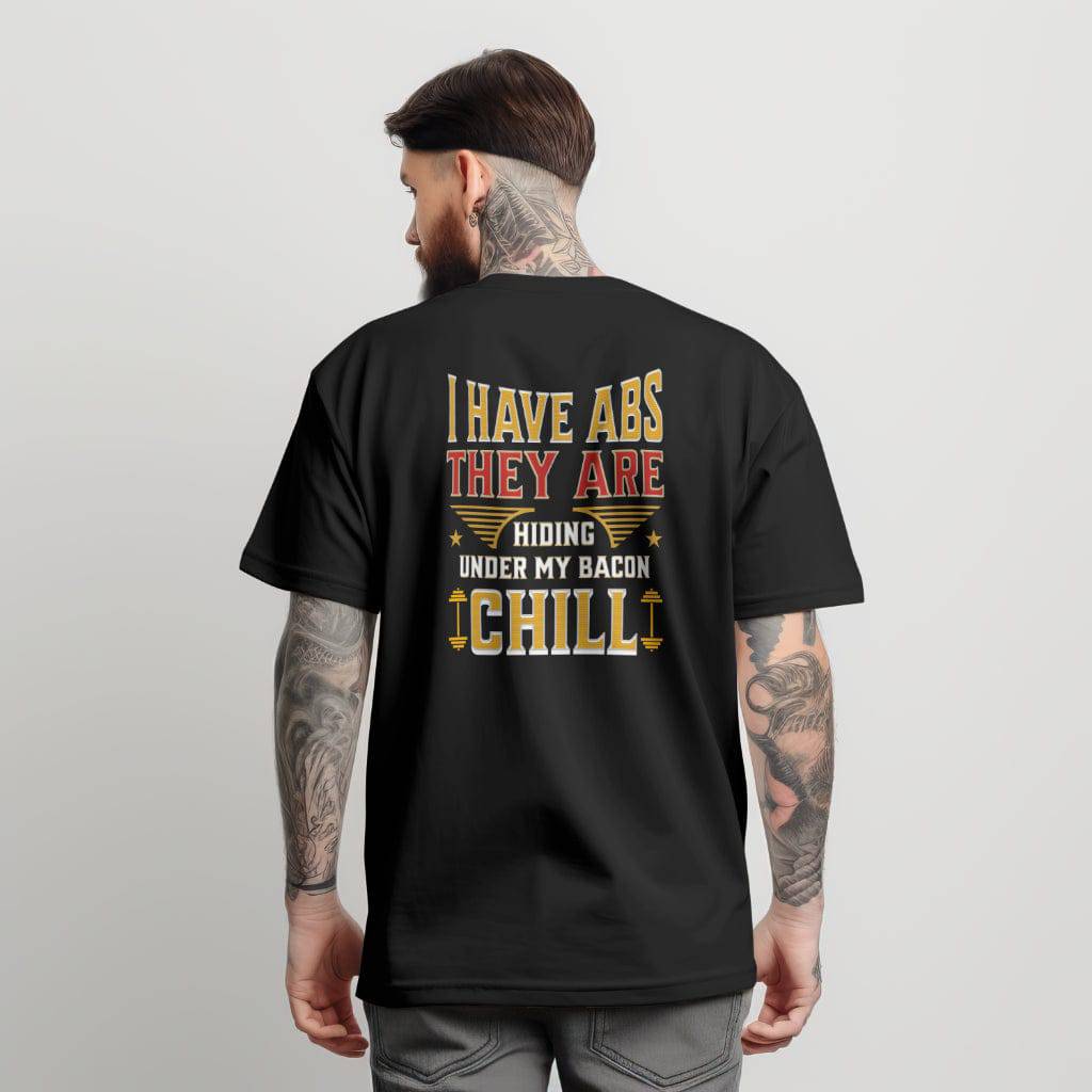 High Quality Cotton Oversized Loose-Fit Tee Bacon - Weave West