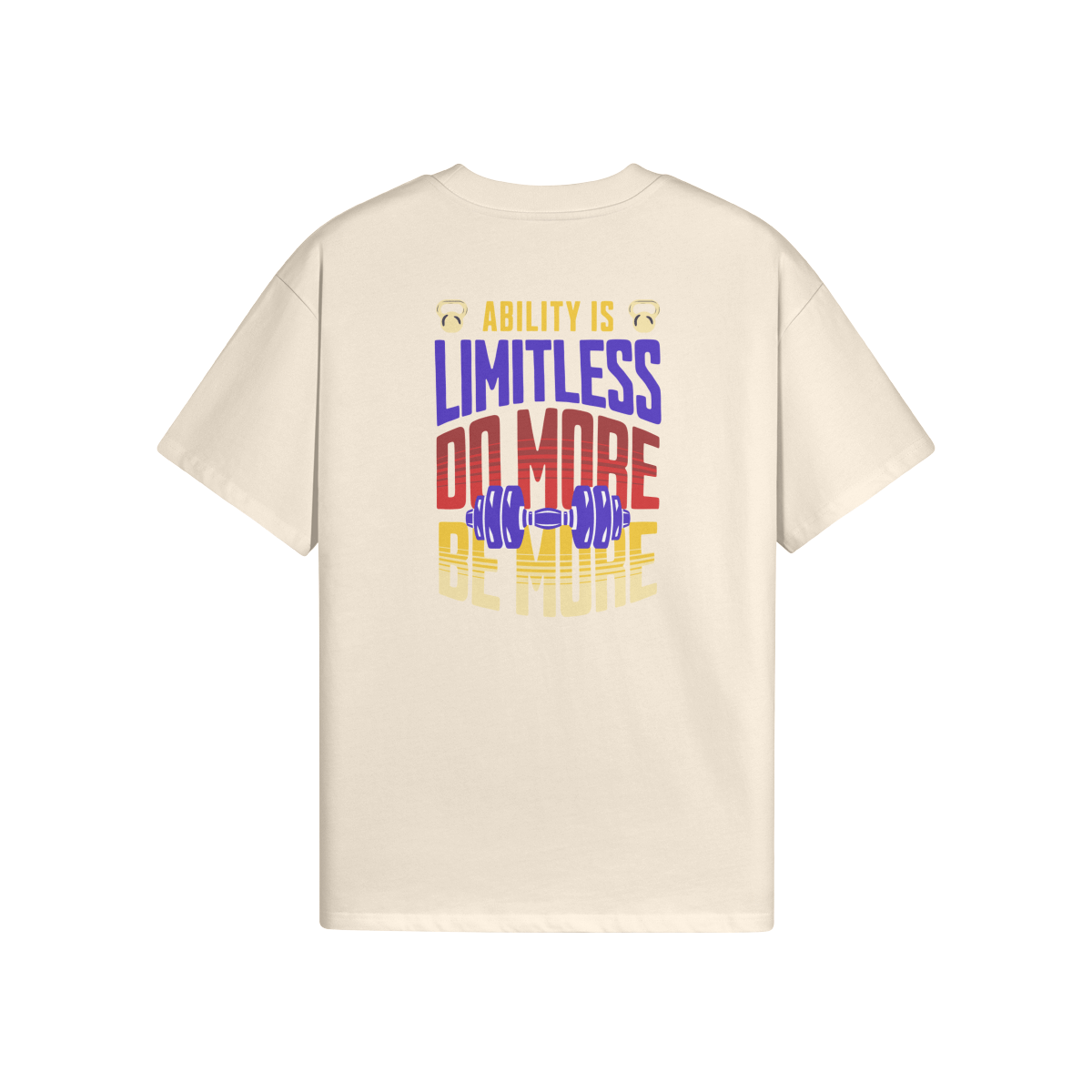 High Quality Cotton Oversized Loose-Fit Tee Be More - Weave West