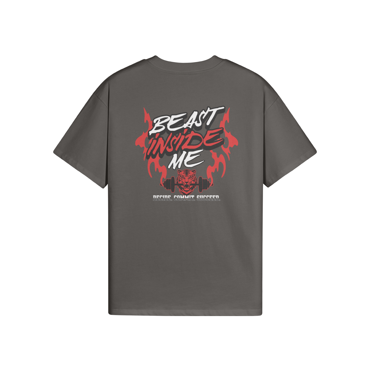 High Quality Cotton Oversized Loose-Fit Tee Beast - Weave West