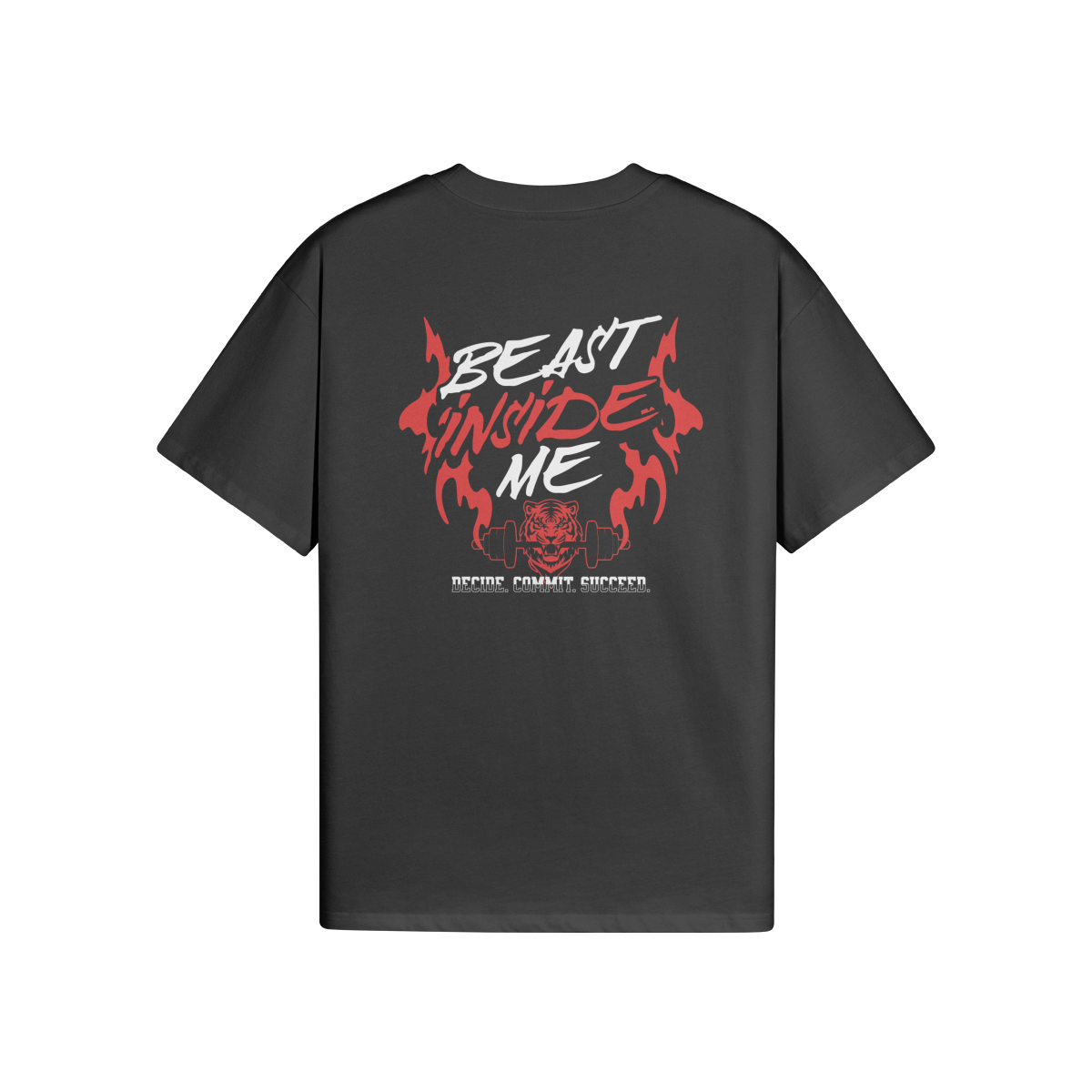 High Quality Cotton Oversized Loose-Fit Tee Beast - Weave West