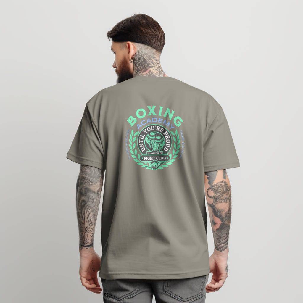 High Quality Cotton Oversized Loose-Fit Tee Boxing Academy - Weave West