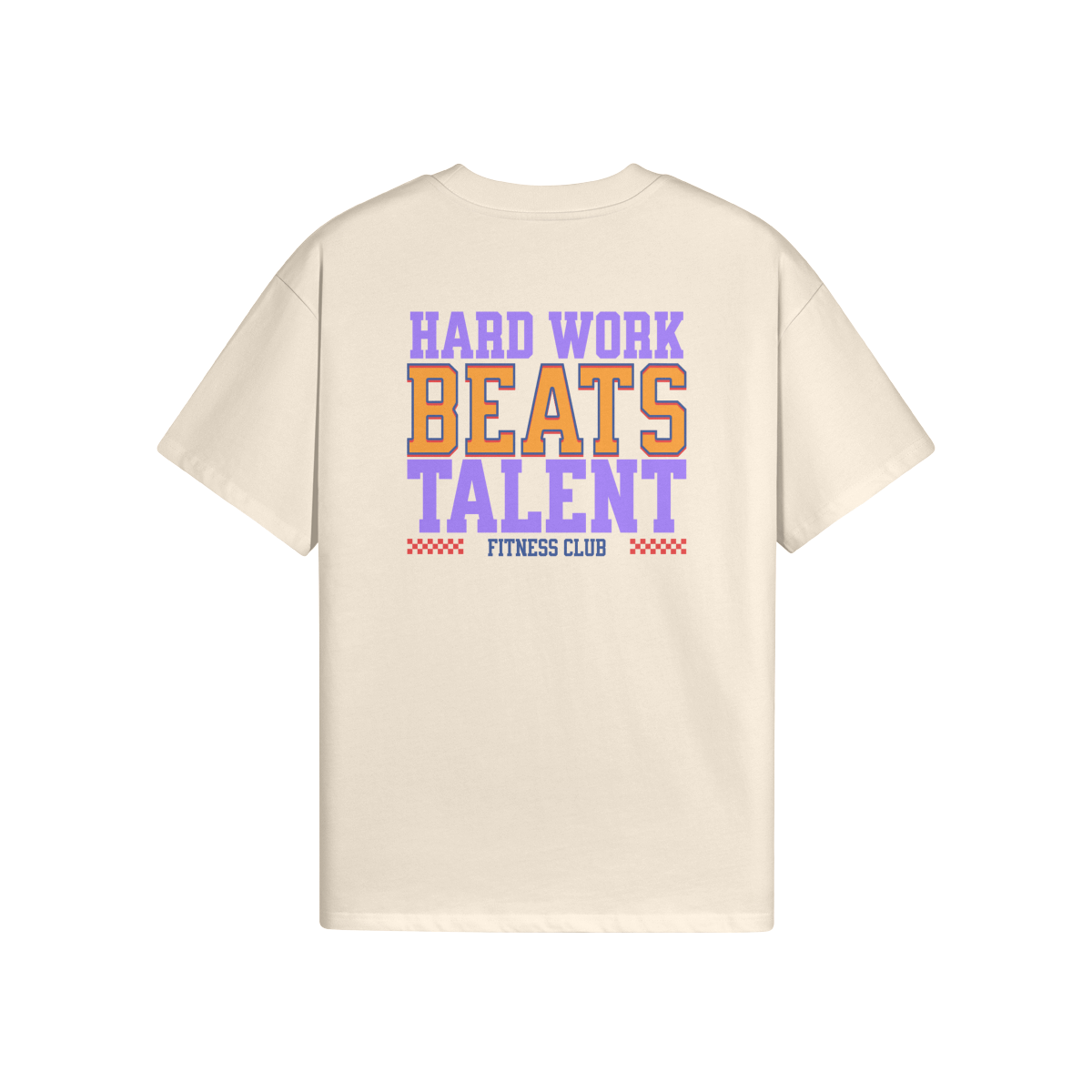 High Quality Cotton Oversized Loose-Fit Tee Hard Work - Weave West