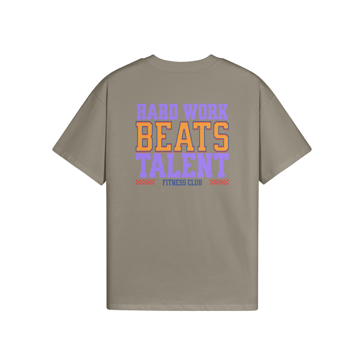 High Quality Cotton Oversized Loose-Fit Tee Hard Work - Weave West