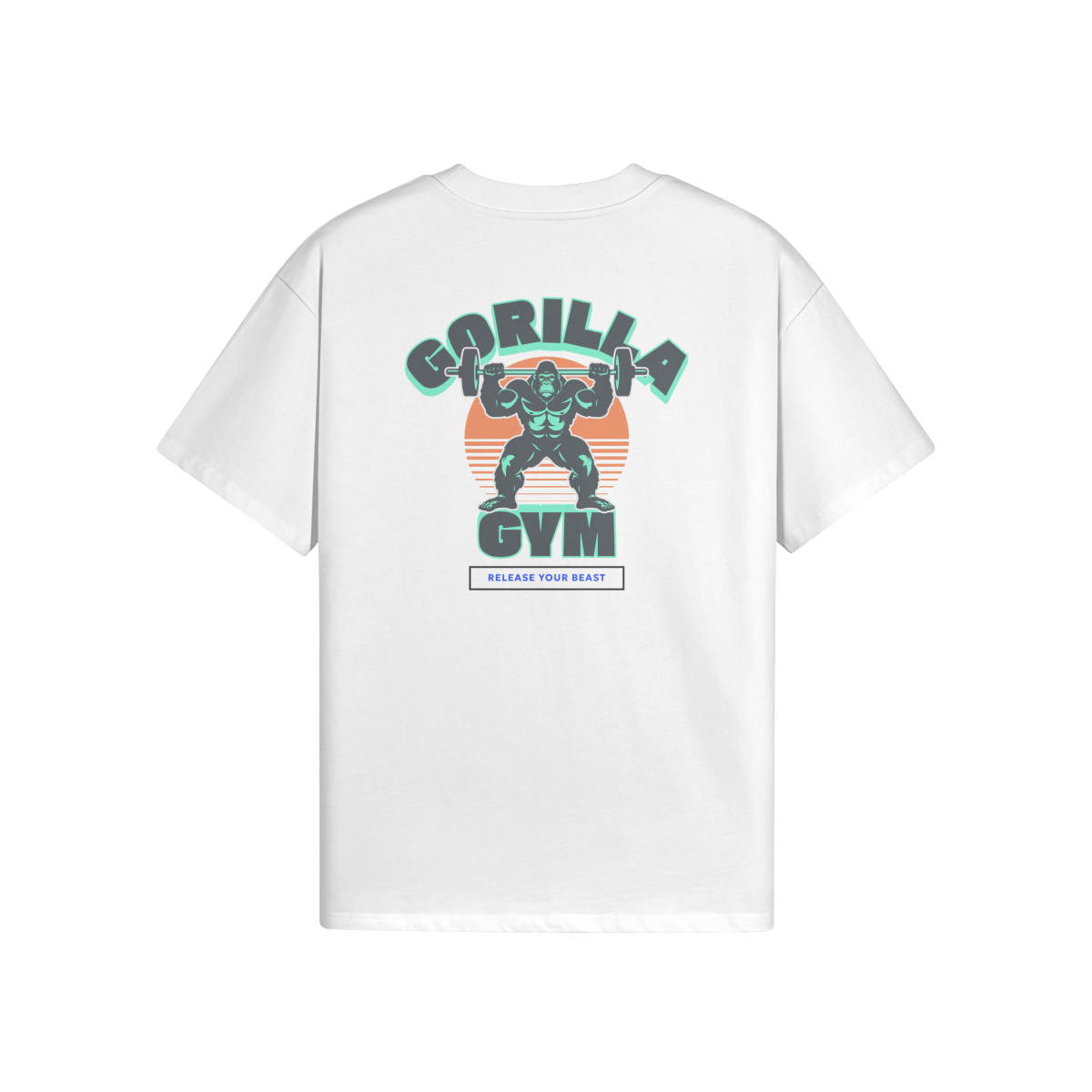 High Quality Cotton Oversized Loose-Fit Tee Release Your Beast - Weave West