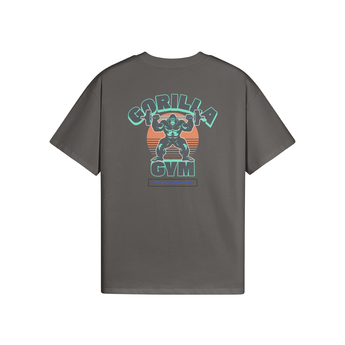 High Quality Cotton Oversized Loose-Fit Tee Release Your Beast - Weave West