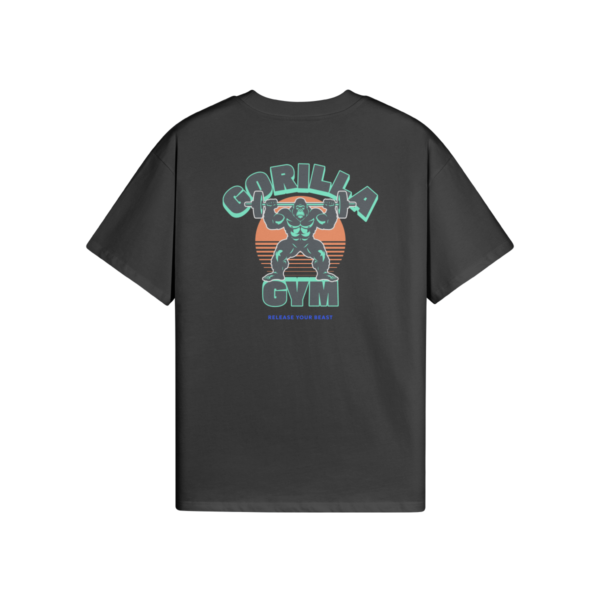 High Quality Cotton Oversized Loose-Fit Tee Release Your Beast - Weave West