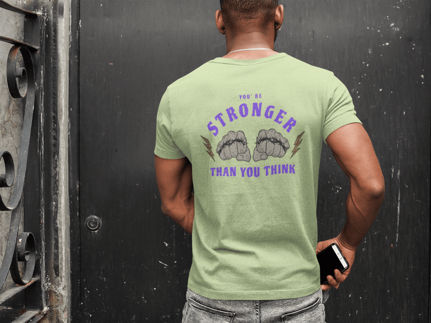 Premium Classic Fit Cotton Tee You Are Strong - Weave West