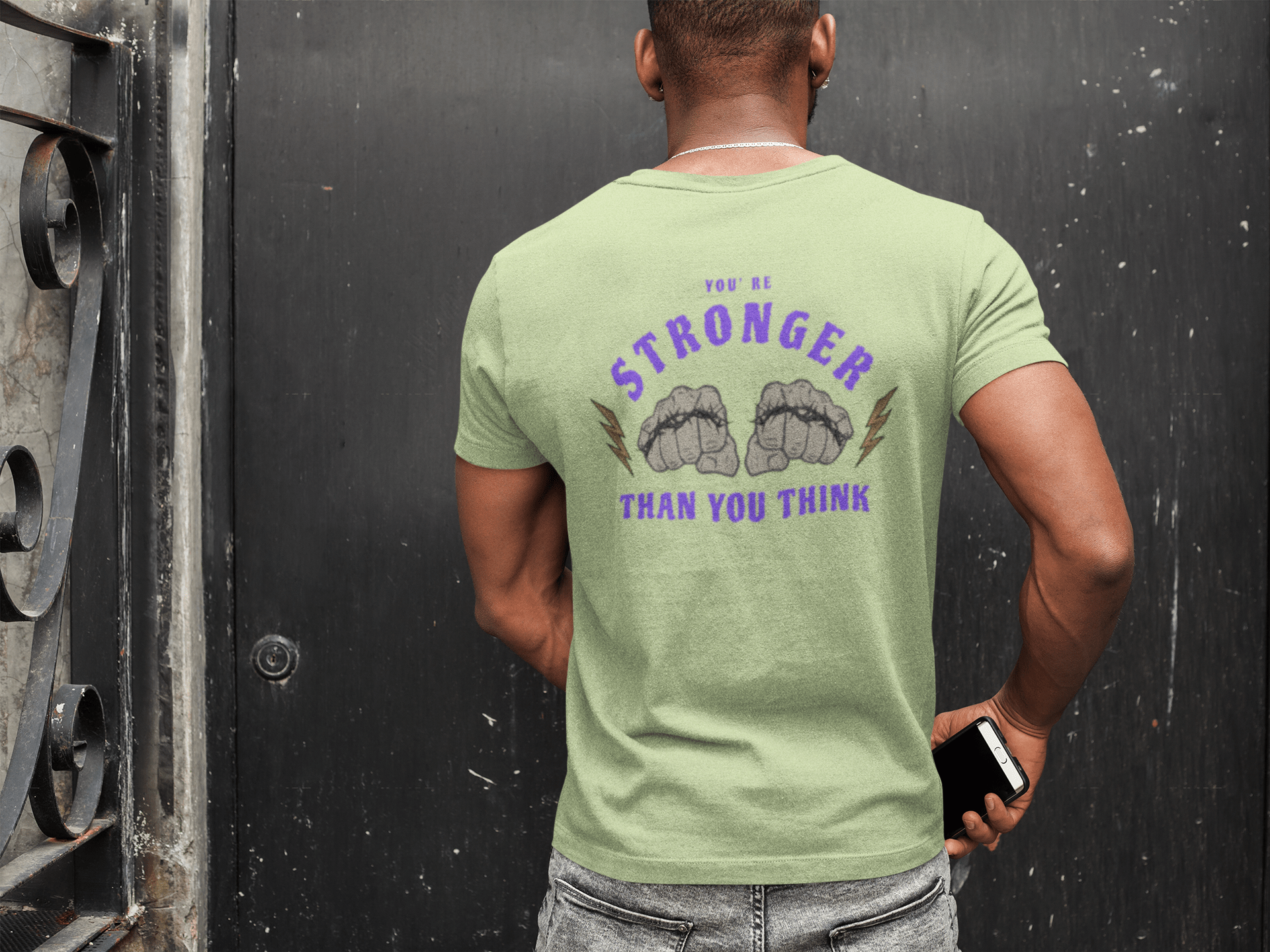 Premium Classic Fit Cotton Tee You Are Strong - Weave West