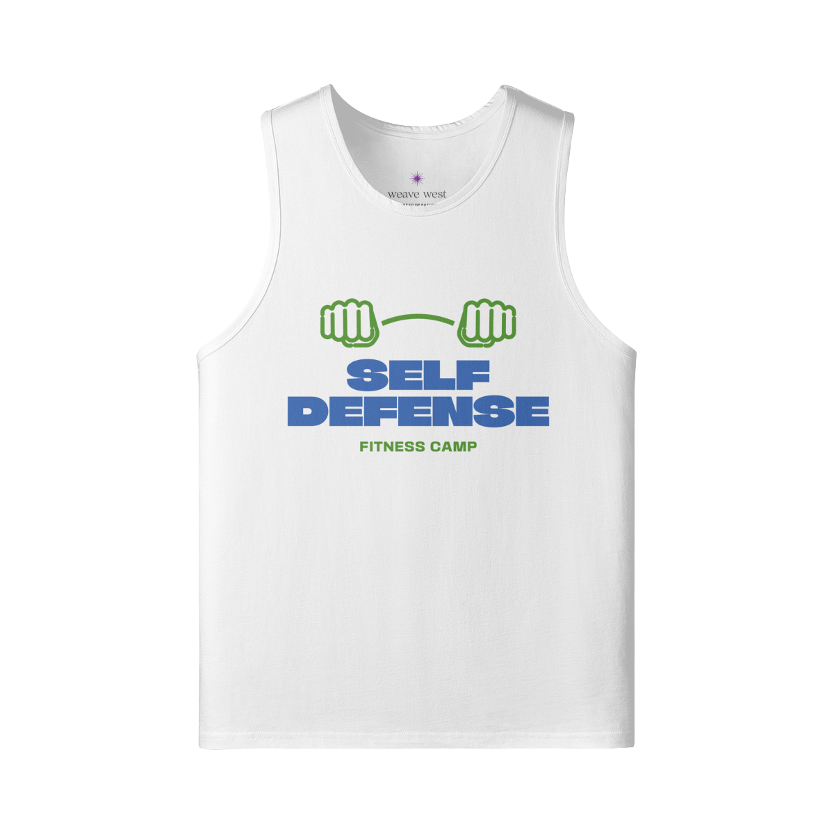 High Quality Oversized Cotton Tank Self Defense - Weave West