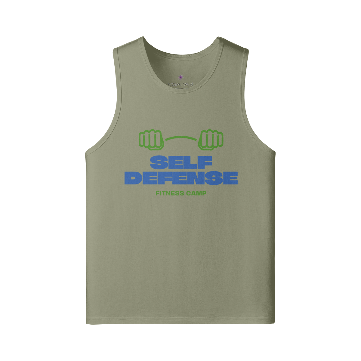 High Quality Oversized Cotton Tank Self Defense - Weave West