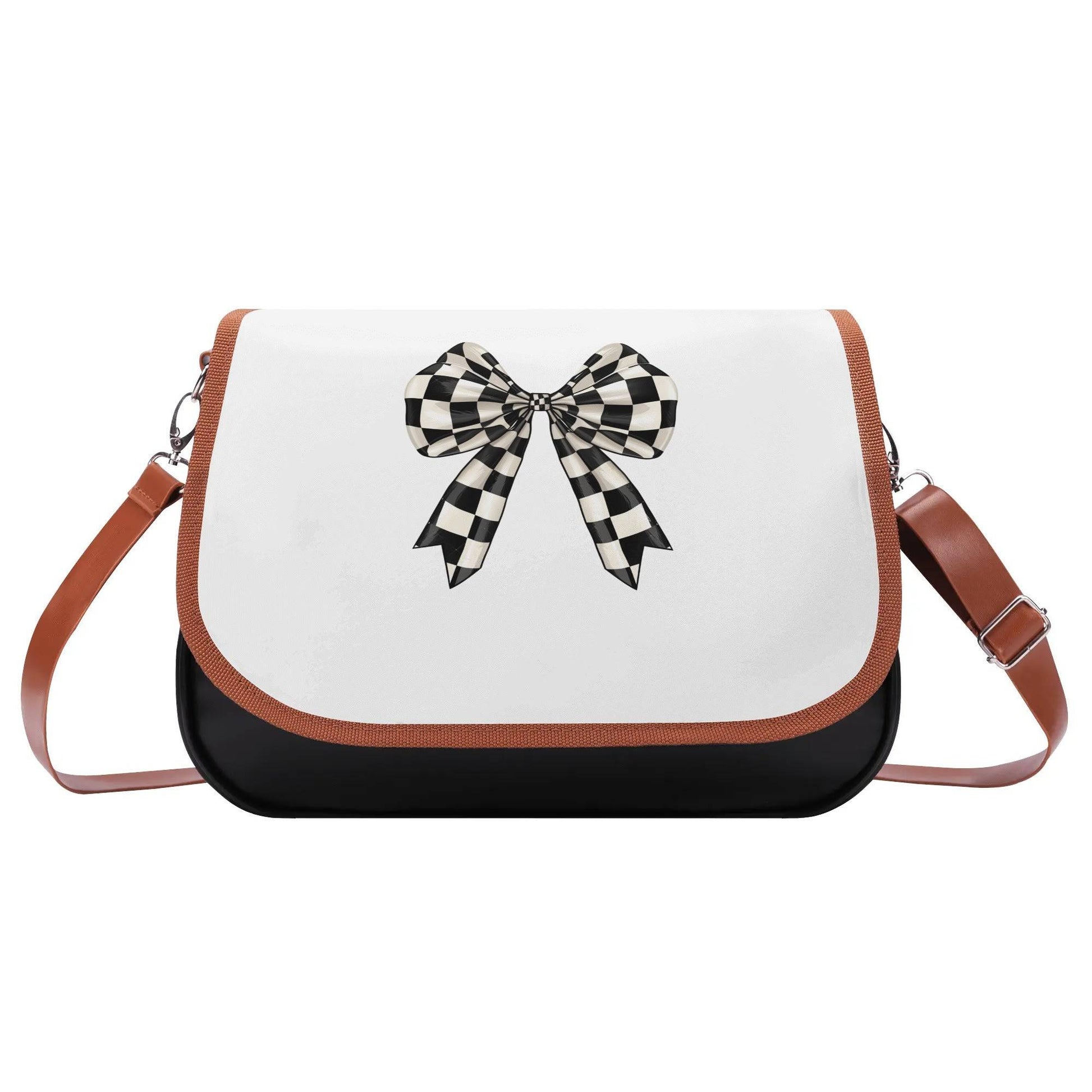 Leather Shoulder Bag Bow 2 | Women Cross Shoulder Purse - Weave West