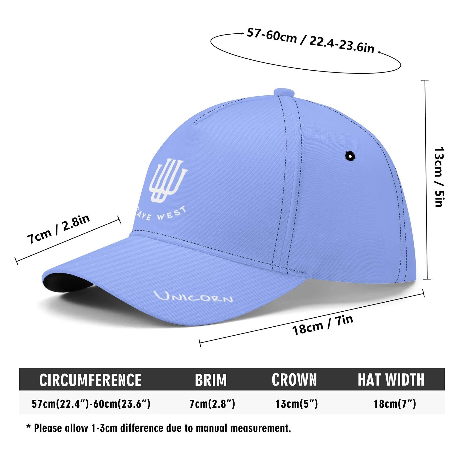 Personalized Lightweight Cap Unicorn - Weave West