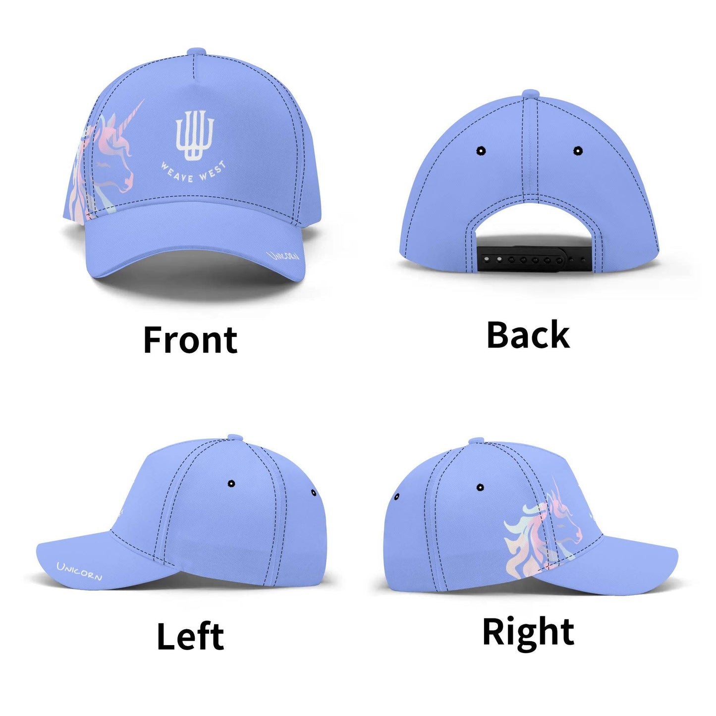 Personalized Lightweight Cap Unicorn - Weave West