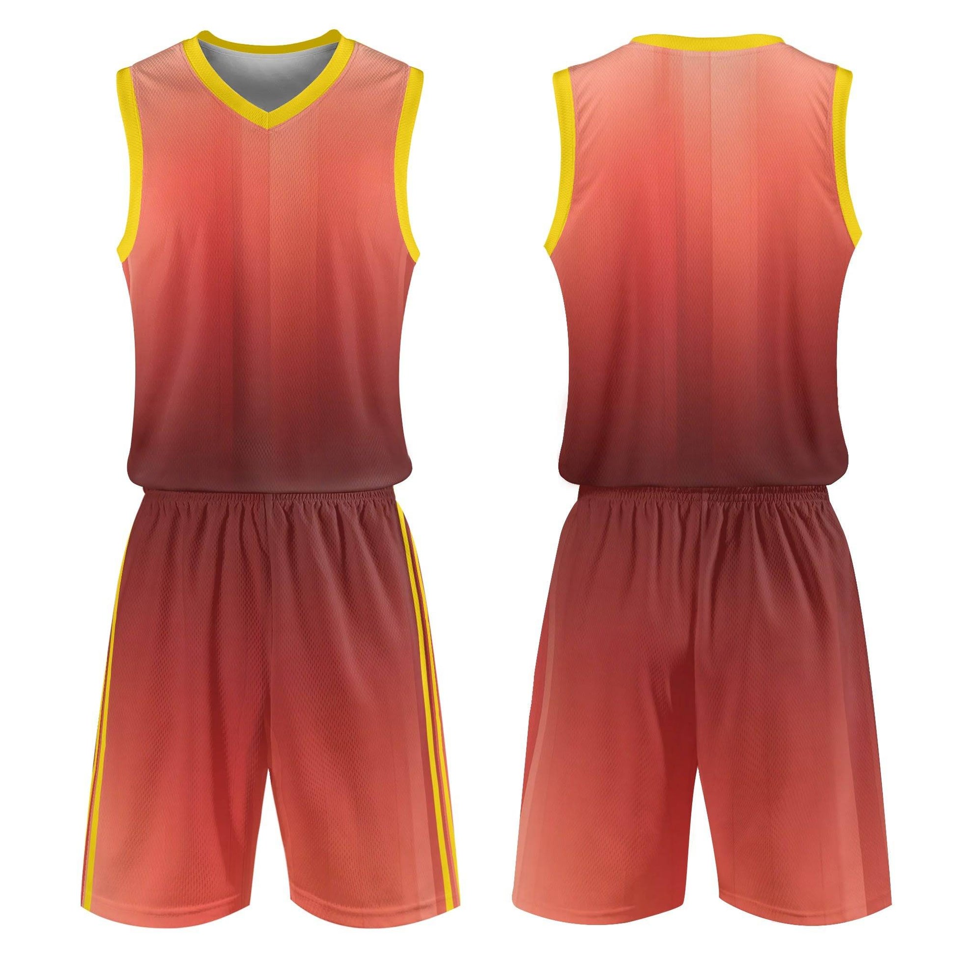 Custom Basketball Uniform (Red Dawn) - Weave West