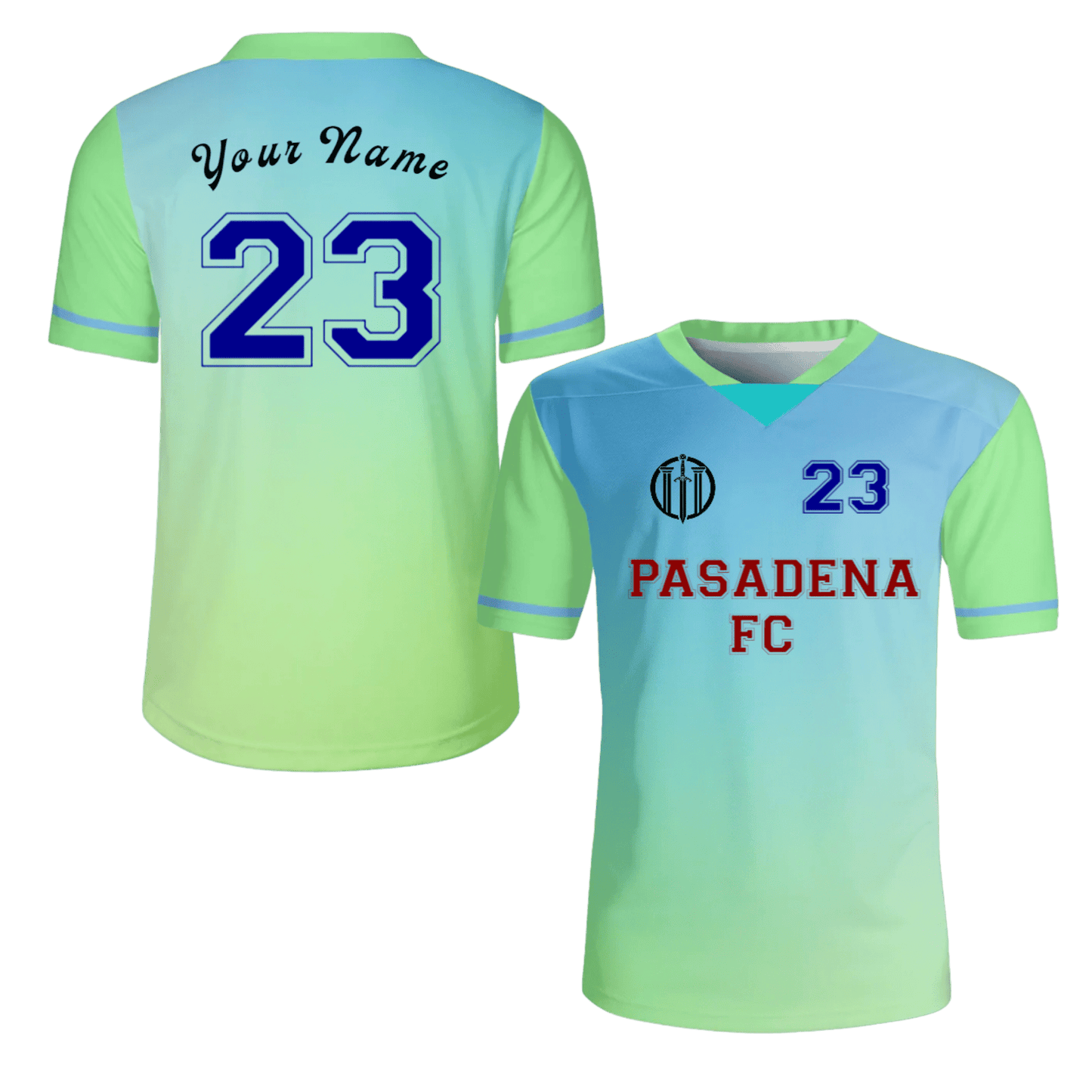 Custom Soccer Jersey (Lime Glow) - Weave West
