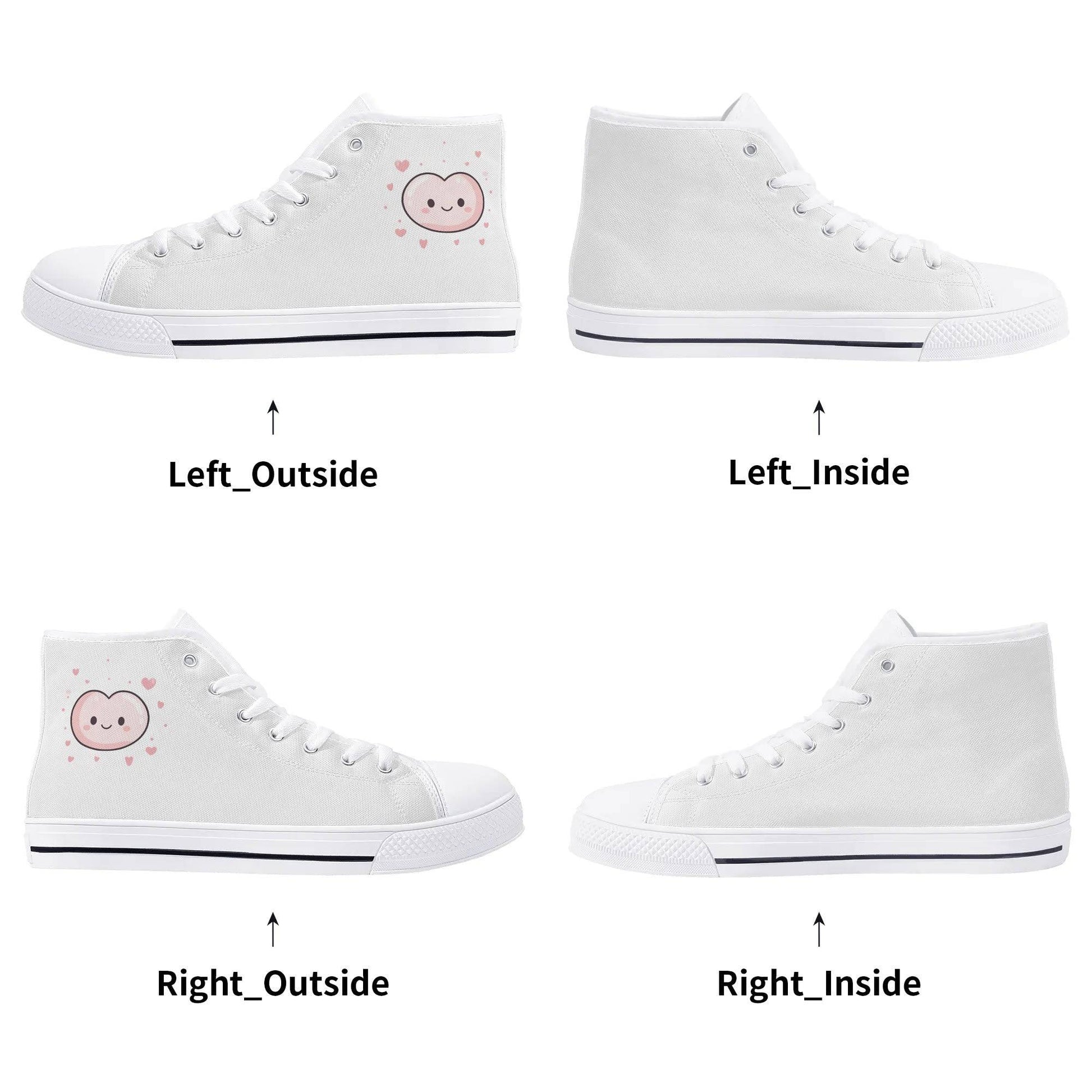 Personalized Classic High Top (Happy Heart) - Weave West