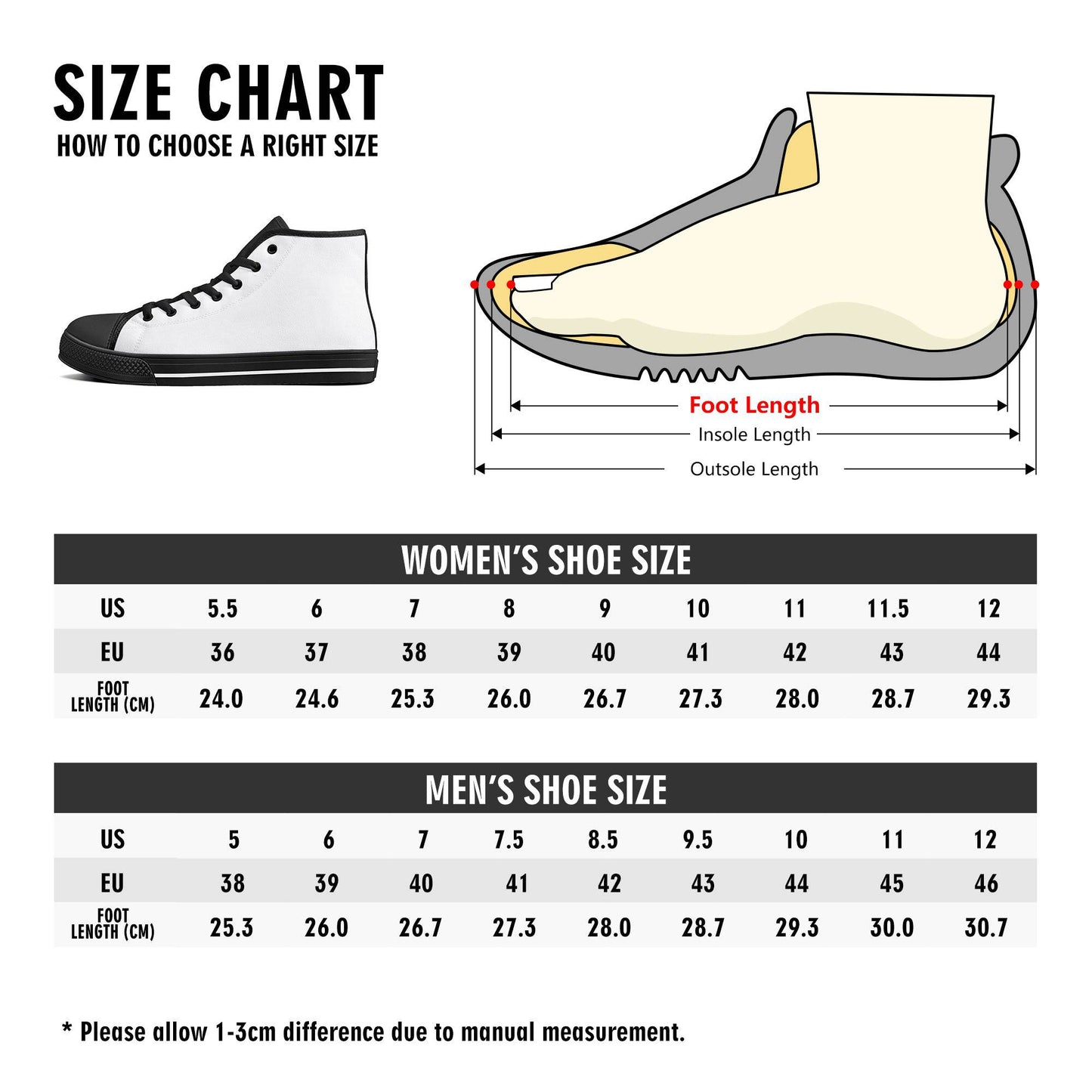 Personalized Classic High Top (Happy Heart) - Weave West
