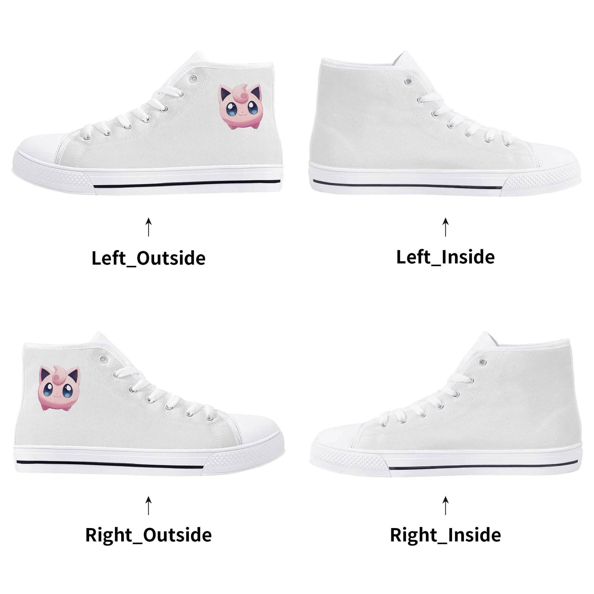 Personalized Classic High Top Jigglypuff - Weave West