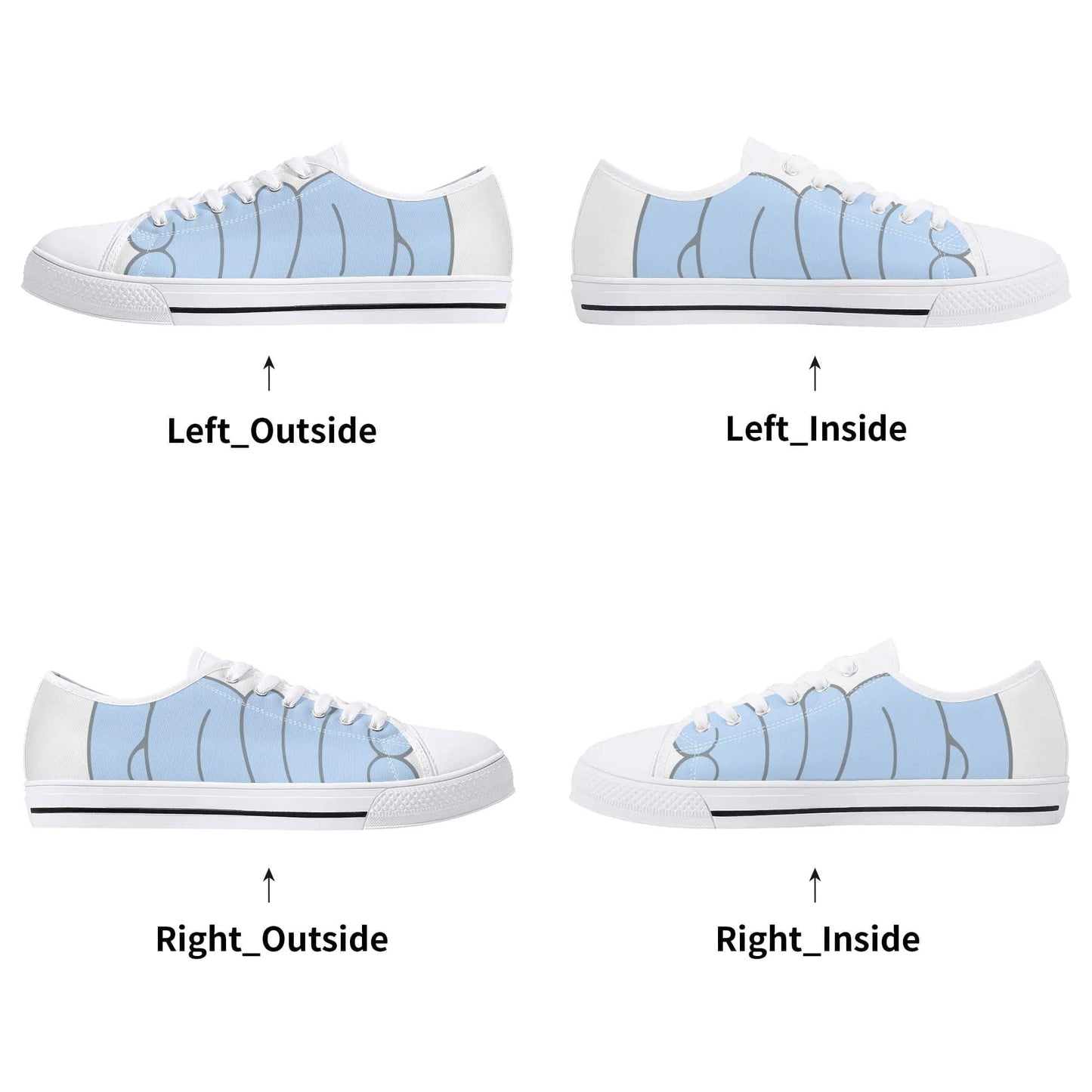 Personalized Lightweight Low Top Canvas Love - Weave West