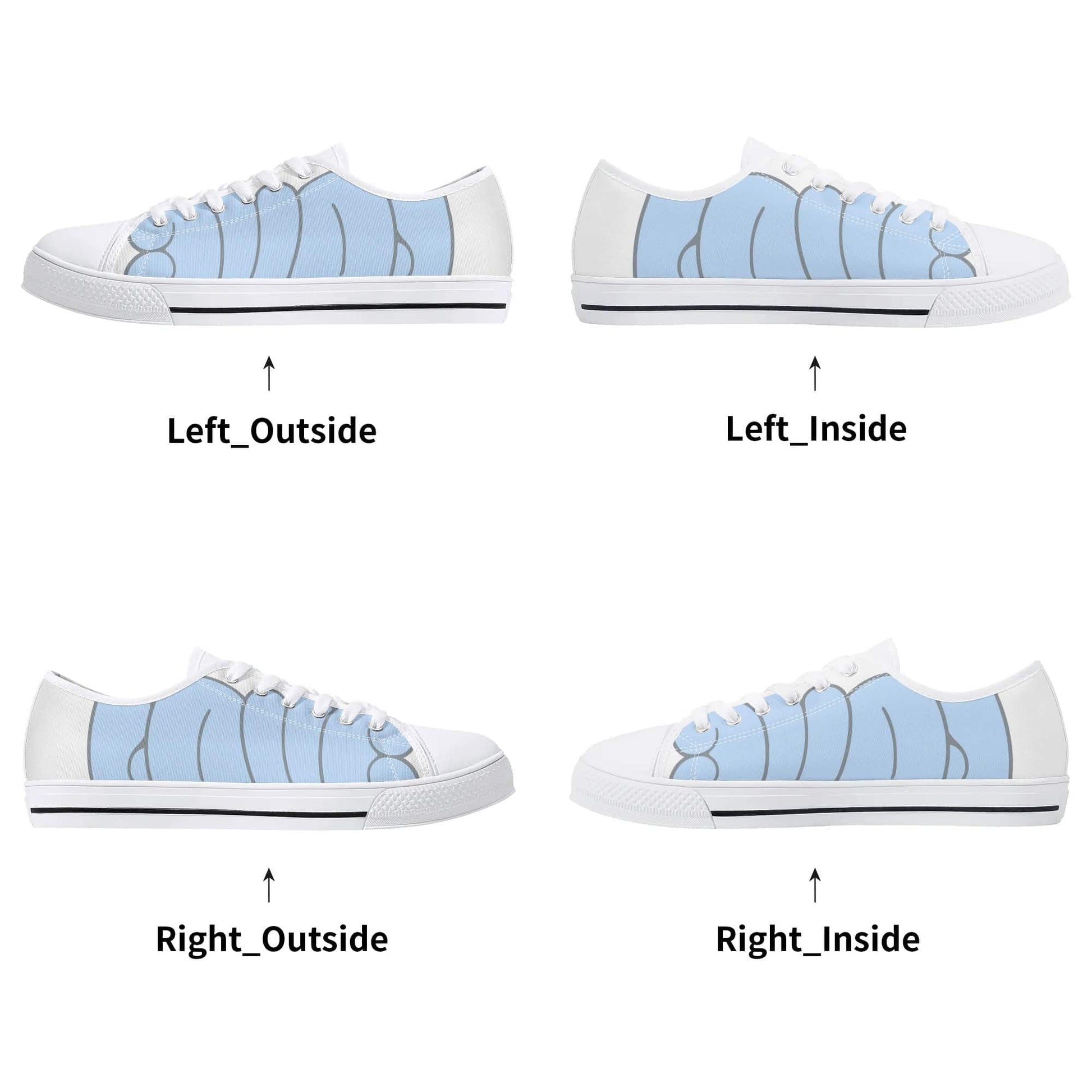 Personalized Lightweight Low Top Canvas Love - Weave West