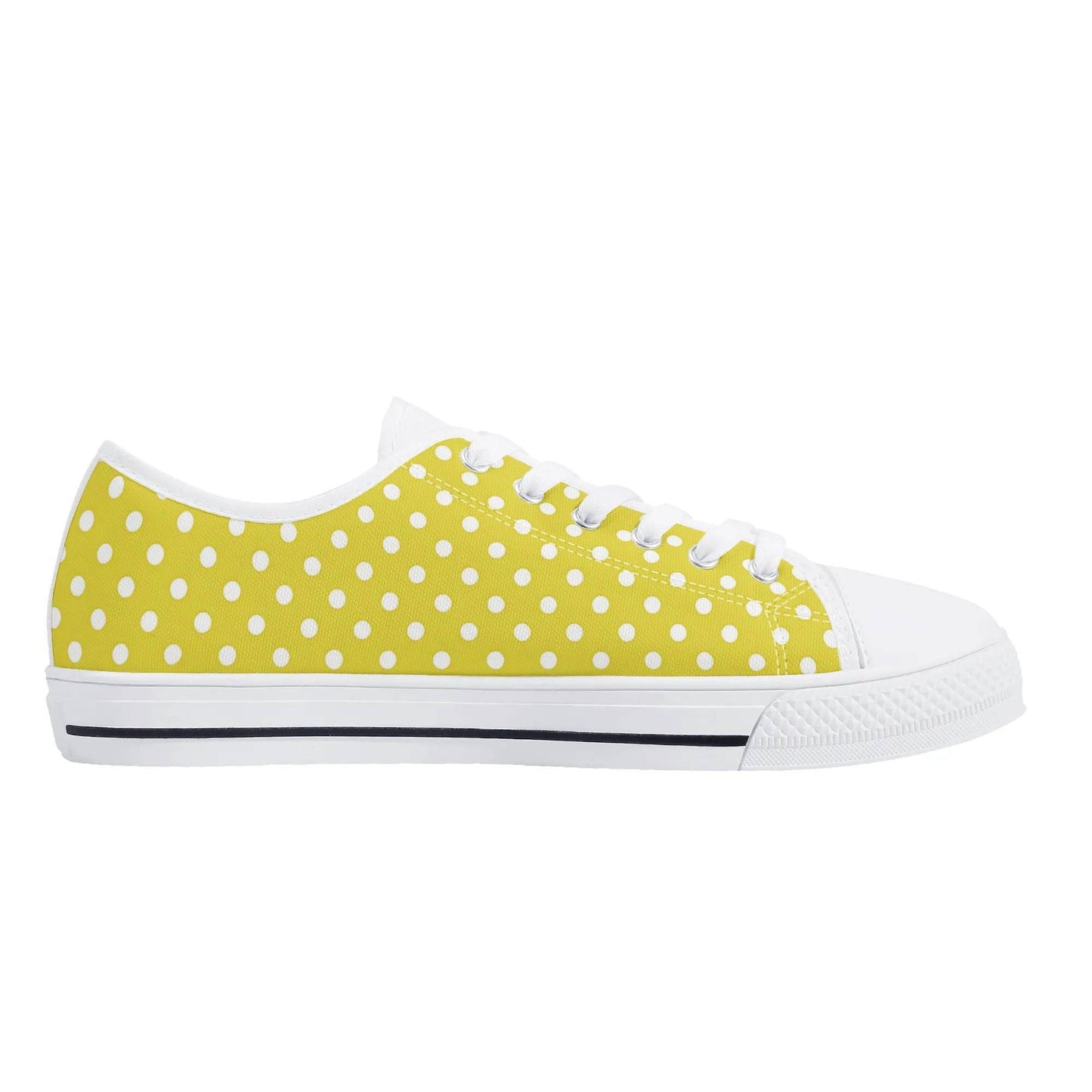 Personalized Lightweight Low Top Canvas Sunbeam Polka - Weave West