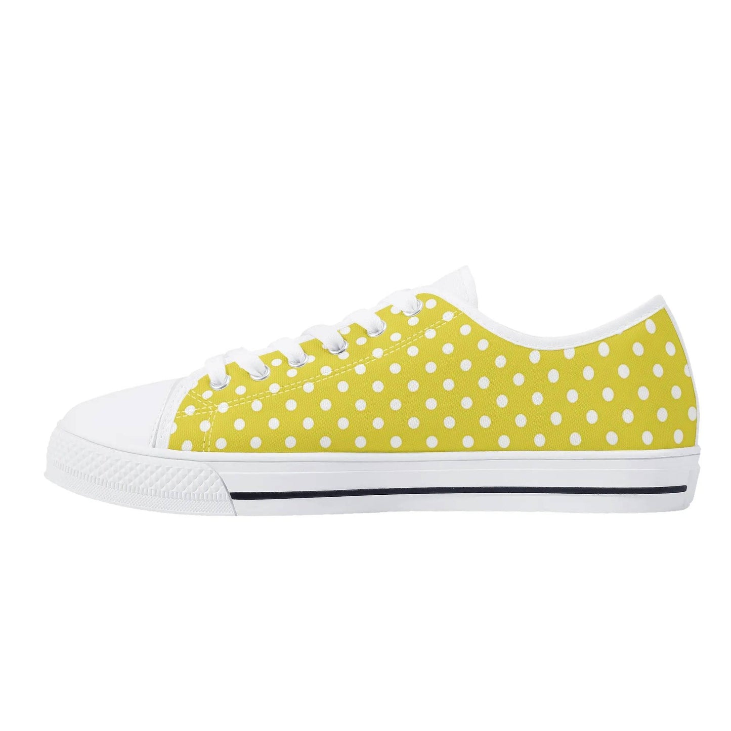 Personalized Lightweight Low Top Canvas Sunbeam Polka - Weave West