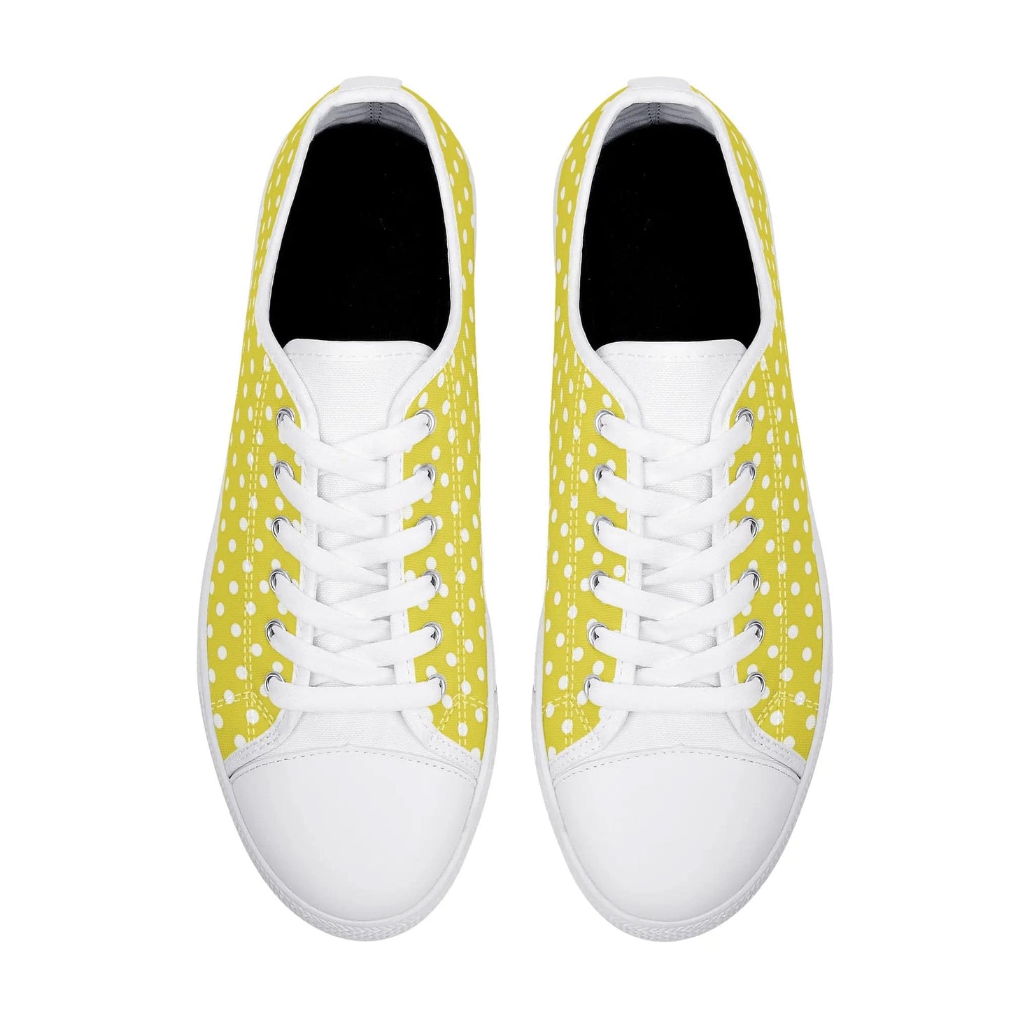 Personalized Lightweight Low Top Canvas Sunbeam Polka - Weave West
