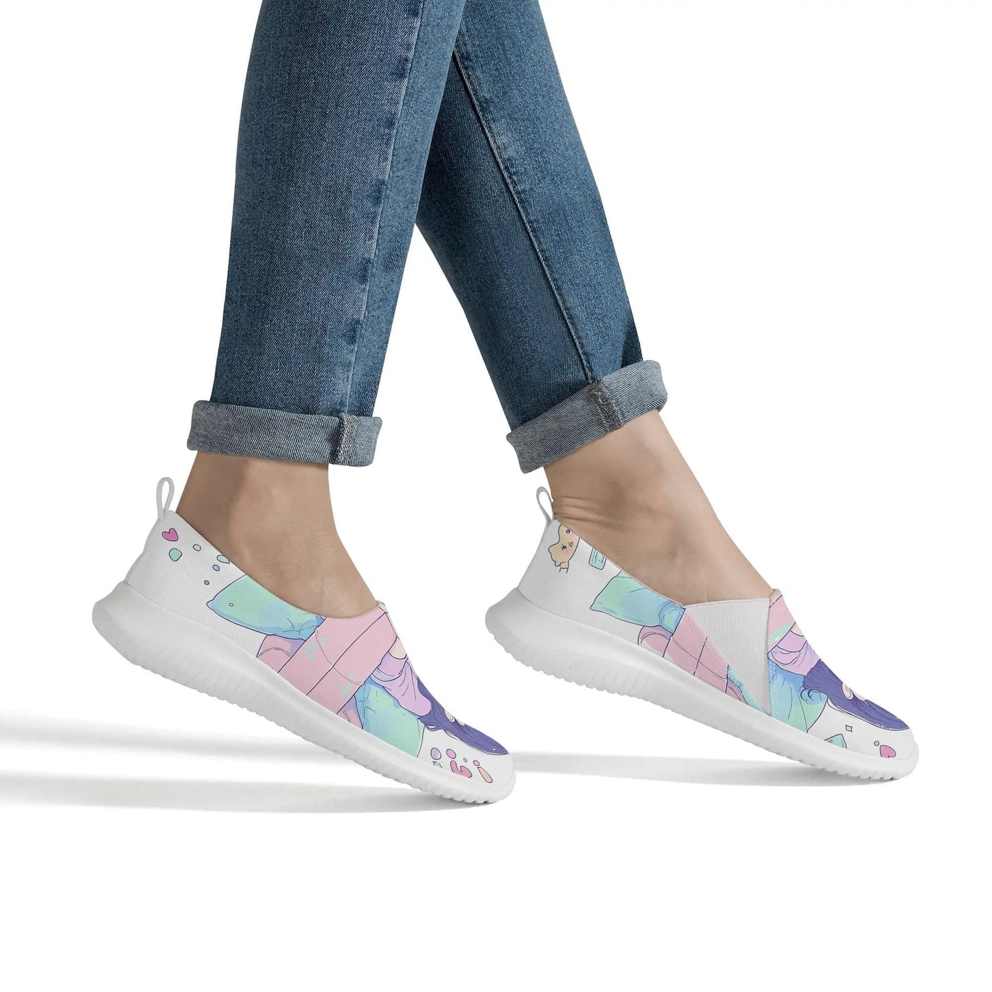 Personalized Classic Slip-Ons Huh... | Comfortable Office Shoes - Weave West