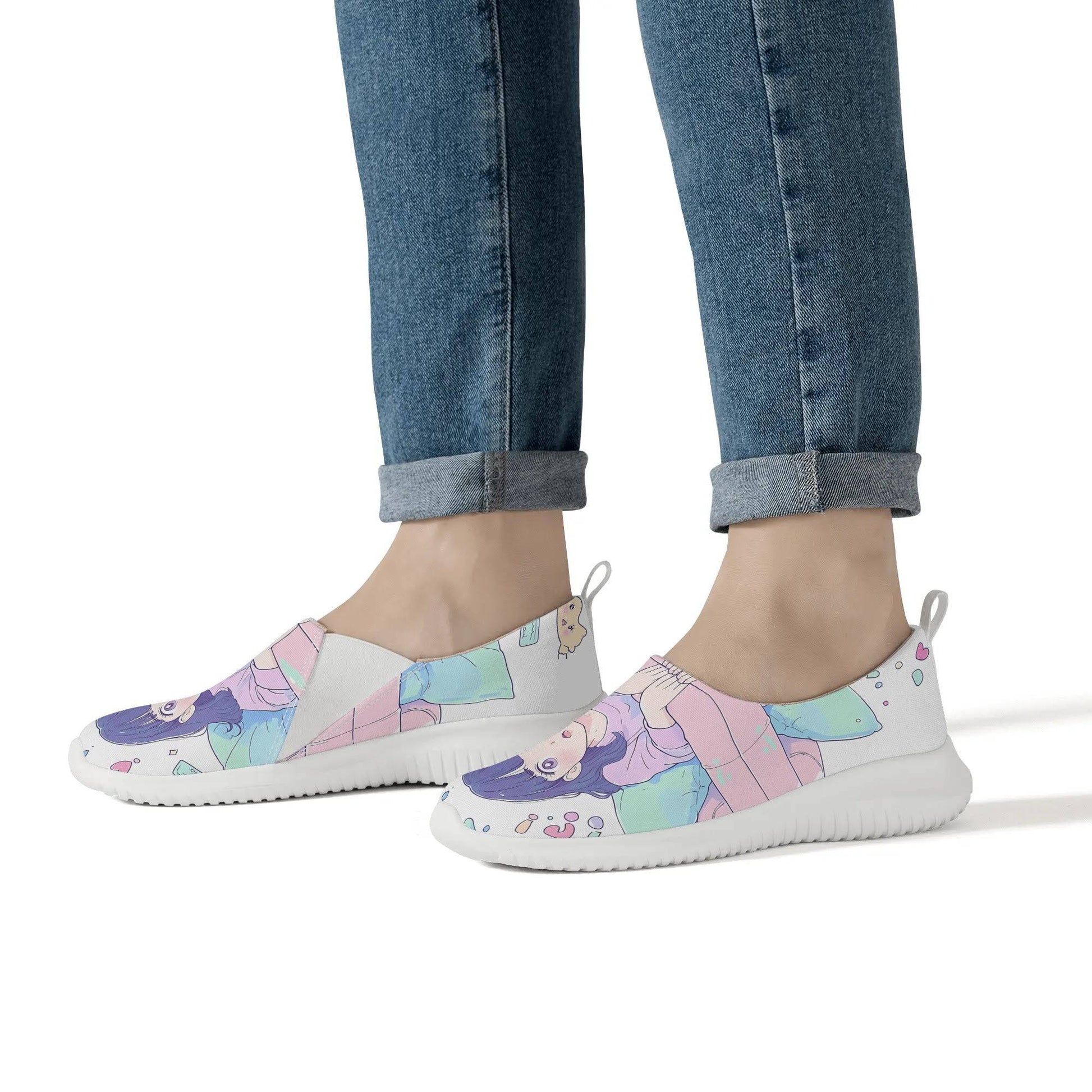 Personalized Classic Slip-Ons Huh... | Comfortable Office Shoes - Weave West